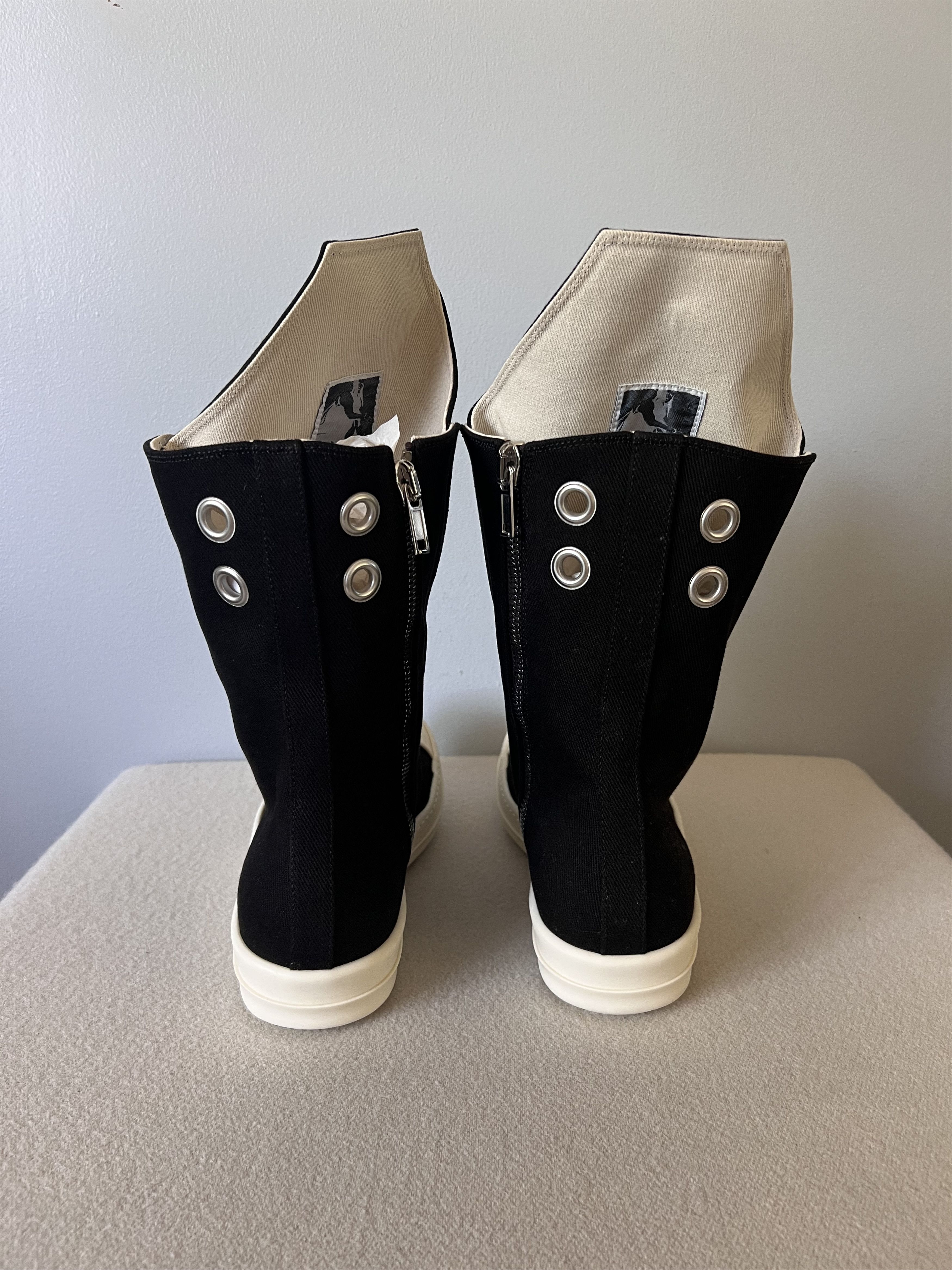 Rick Owens Drkshdw Rick Owens DRKSHDW Ramones Boots in Black Size US 9 / EU 42 - 5 Thumbnail