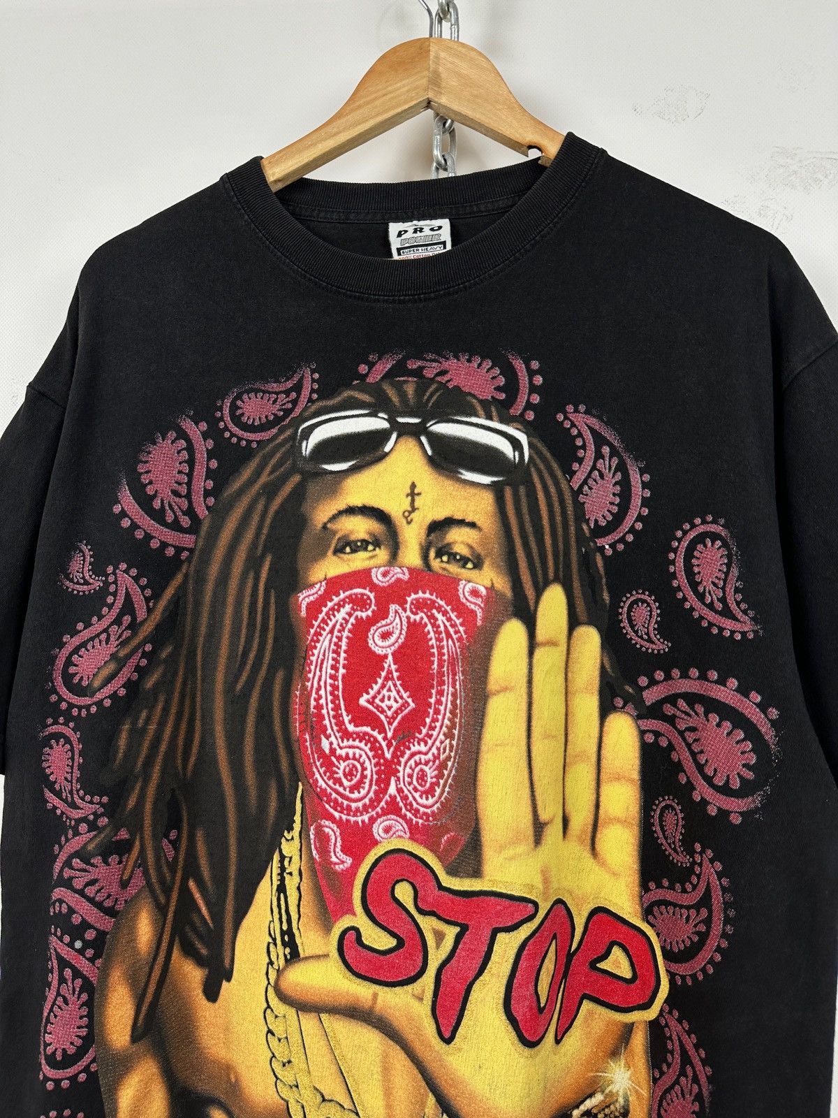 Lil Wayne Vintage Lil Wayne Stop Snitching Rap T-Shirt Size US XL / EU 56 / 4 - 4 Thumbnail