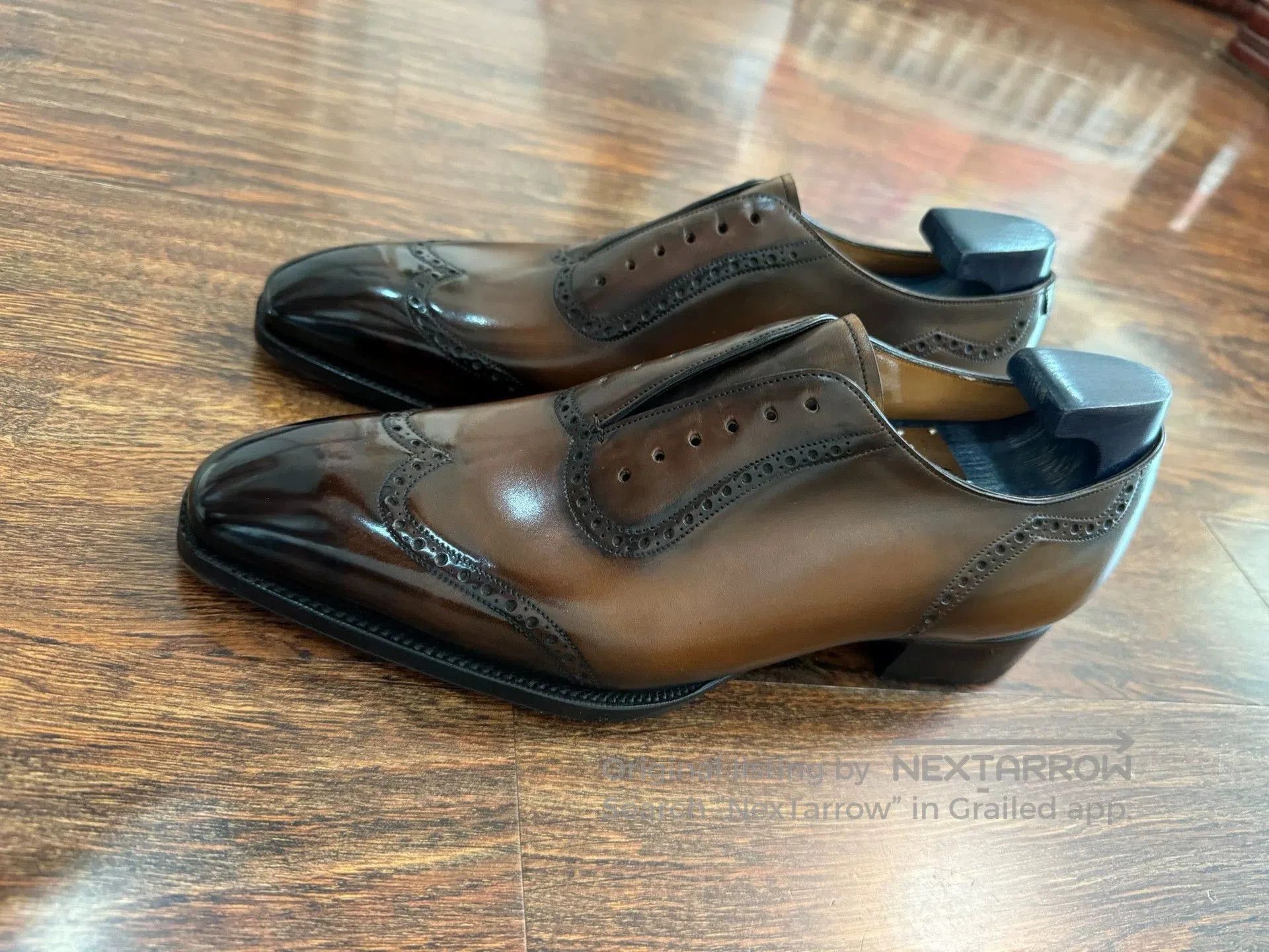 Gaziano & Girling Brown Formal Oxford Shoes Size 7. Size US 7 / EU 40 - 5 Thumbnail