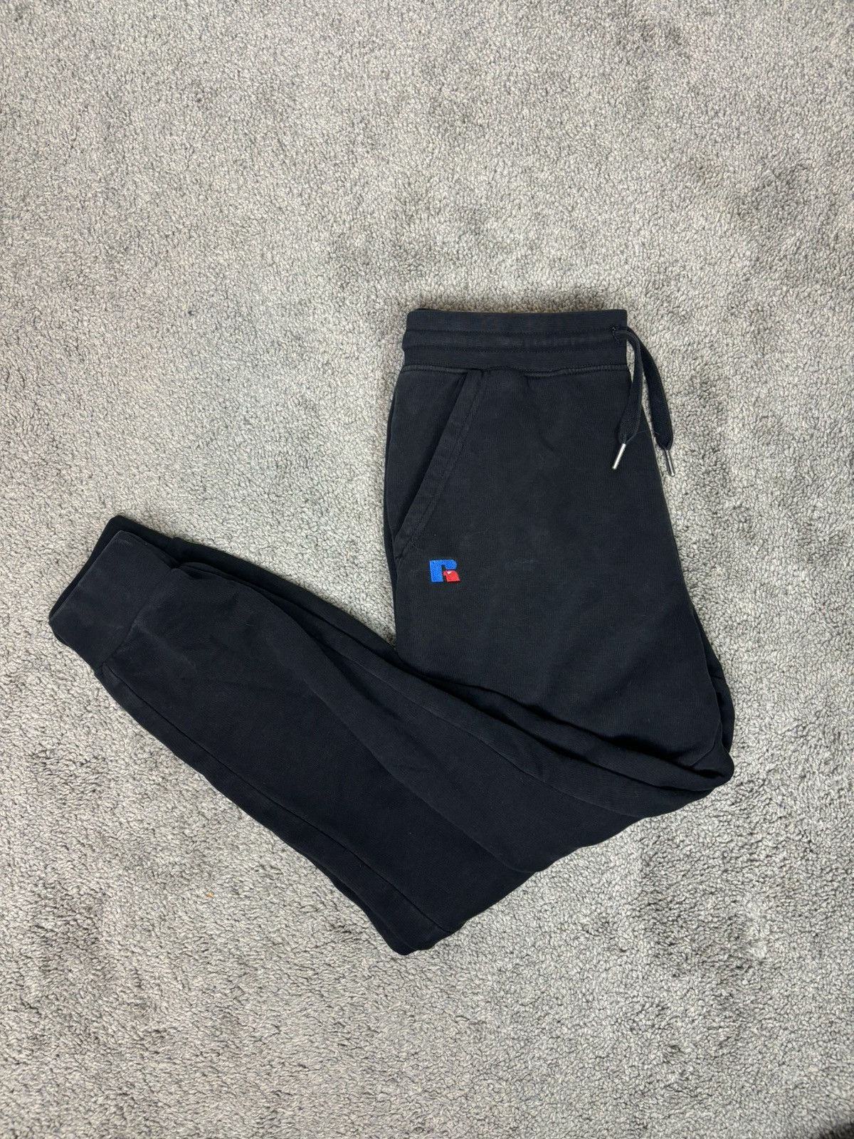 Russell Athletic Y2k black russell athletic jogger sweatpants Size US 30 / EU 46 - 1 Thumbnail