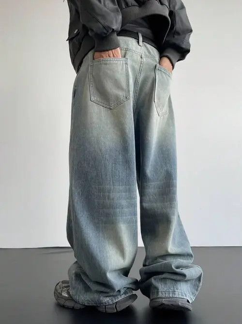 Jean × Vintage Baggy Denim VIntage Retro Jeans Size US 32 / EU 48 - 4 Thumbnail