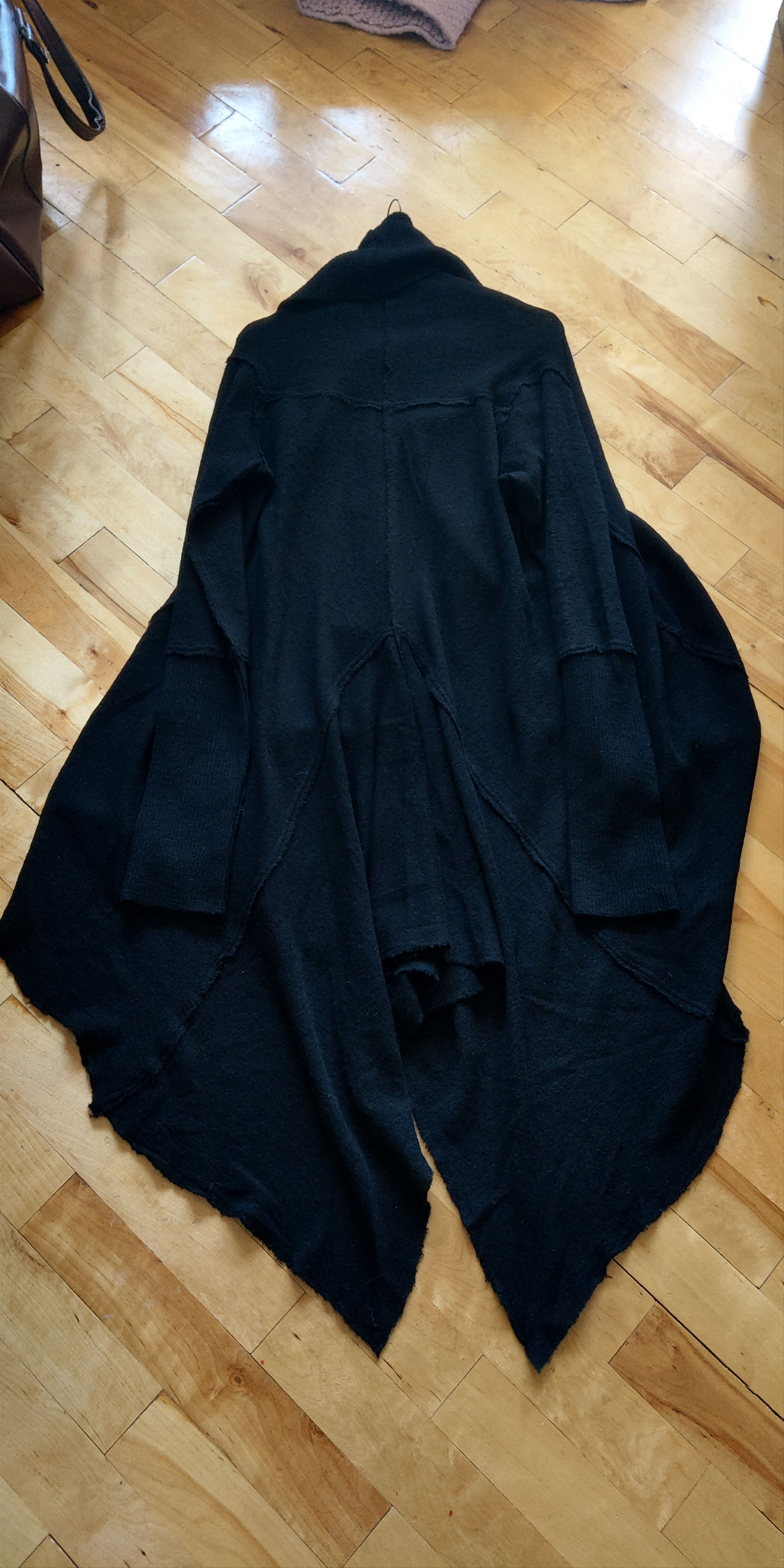 Ivan Grundahl Reconstructed 100%Wool Coat Cape Cardigan Darkfashion Goth M Size US M / EU 48-50 / 2 - 4 Thumbnail