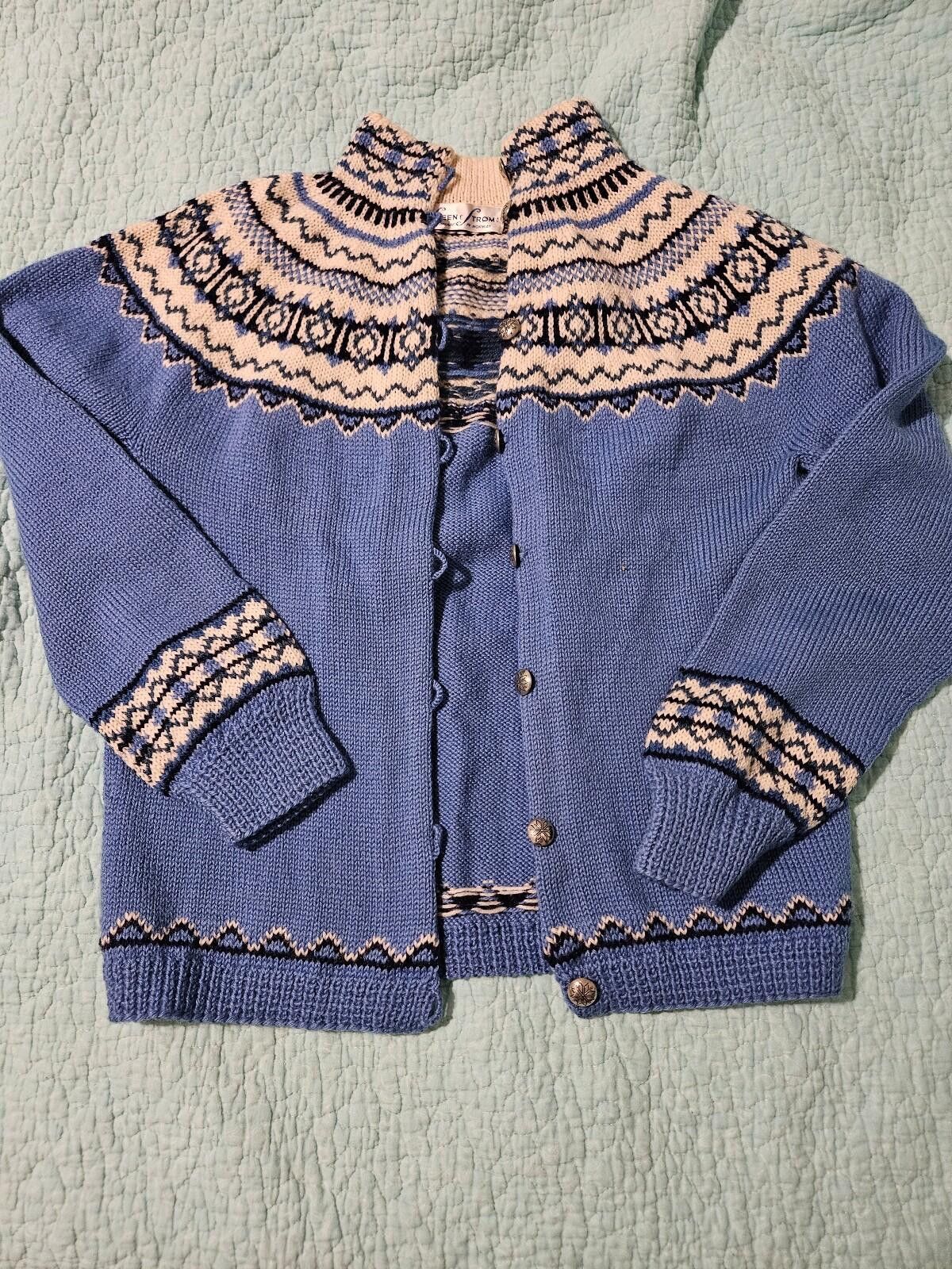 Other Vintage handmade sweater Size L / US 10 / IT 46 - 1 Thumbnail