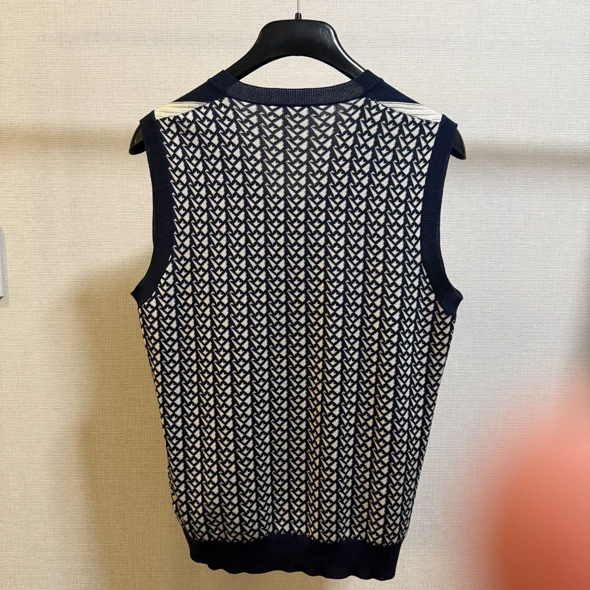 Prada PRADA 15SS Geometric Jacquard Knit Vest Gilet Size US S / EU 44-46 / 1 - 2 Thumbnail