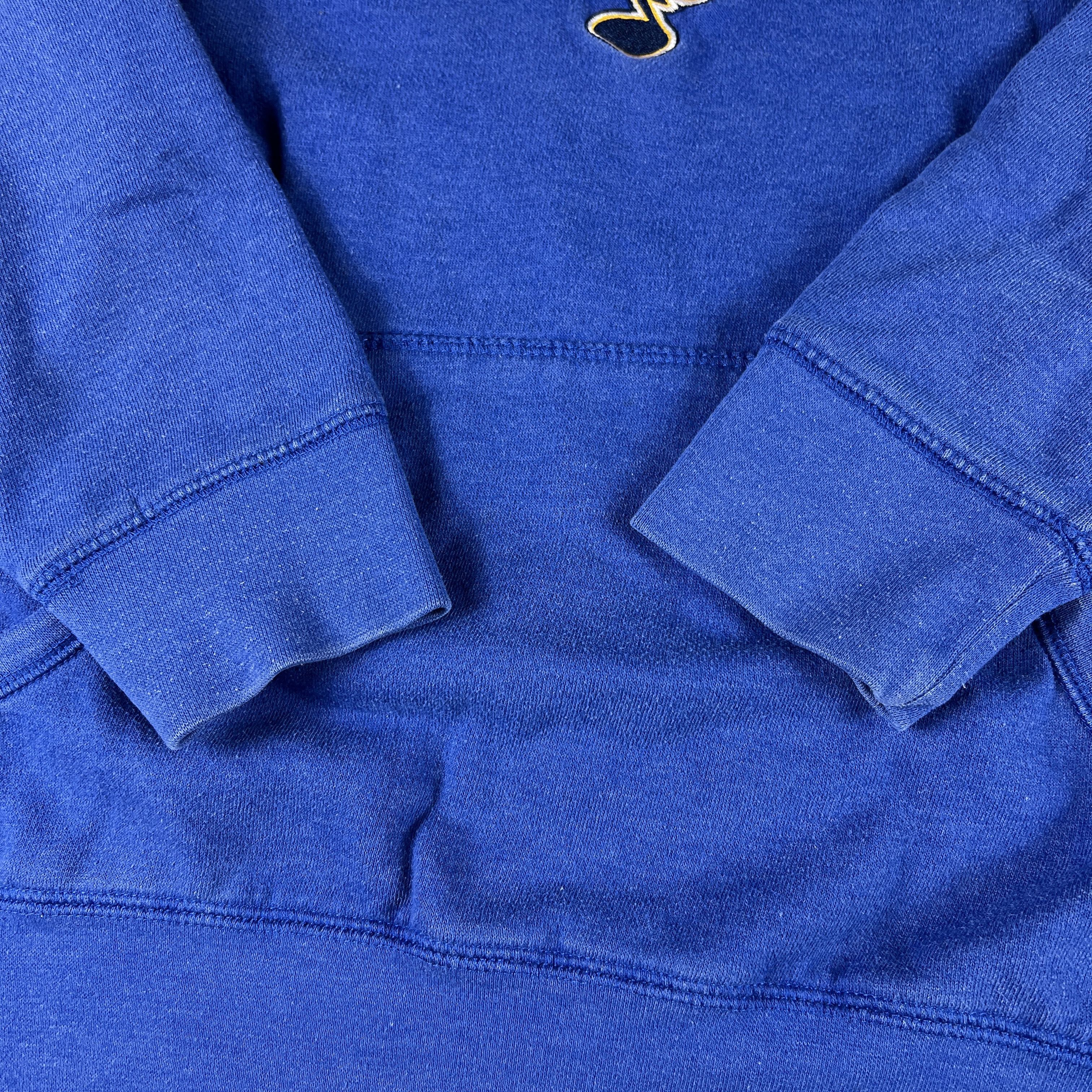 NHL NHL St Louis Blues Hockey Sweatshirt Faded Logo Hoodie Size US M / EU 48-50 / 2 - 2 Thumbnail