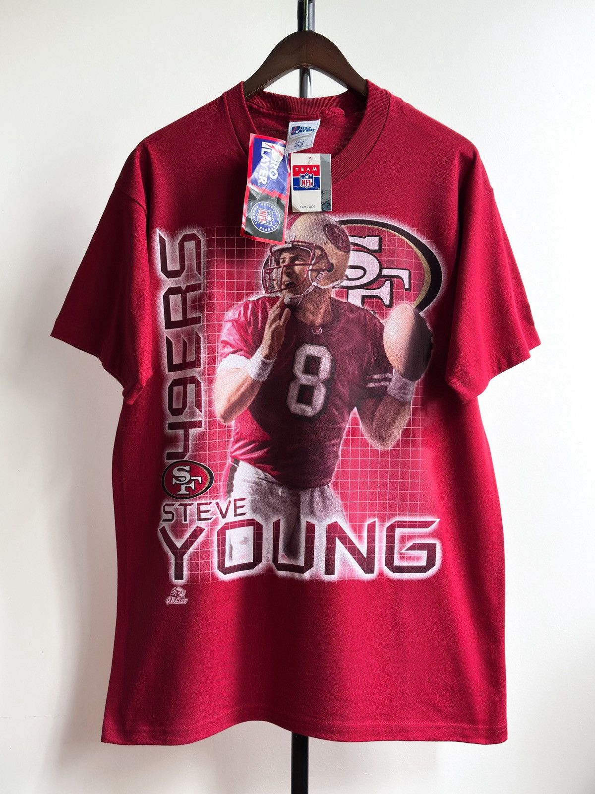 Vintage 90s Steve Young #8 San Francisco 49ers NFL Tee