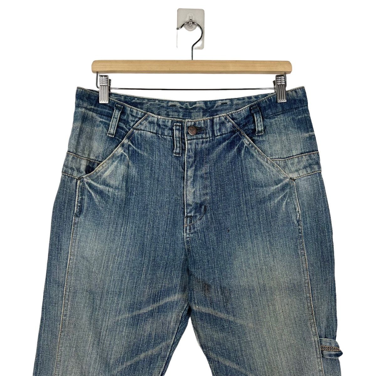 Big John 🔥 VINTAGE BIG JOHN WORKER DENIM PANTS Size US 32 / EU 48 - 4 Thumbnail