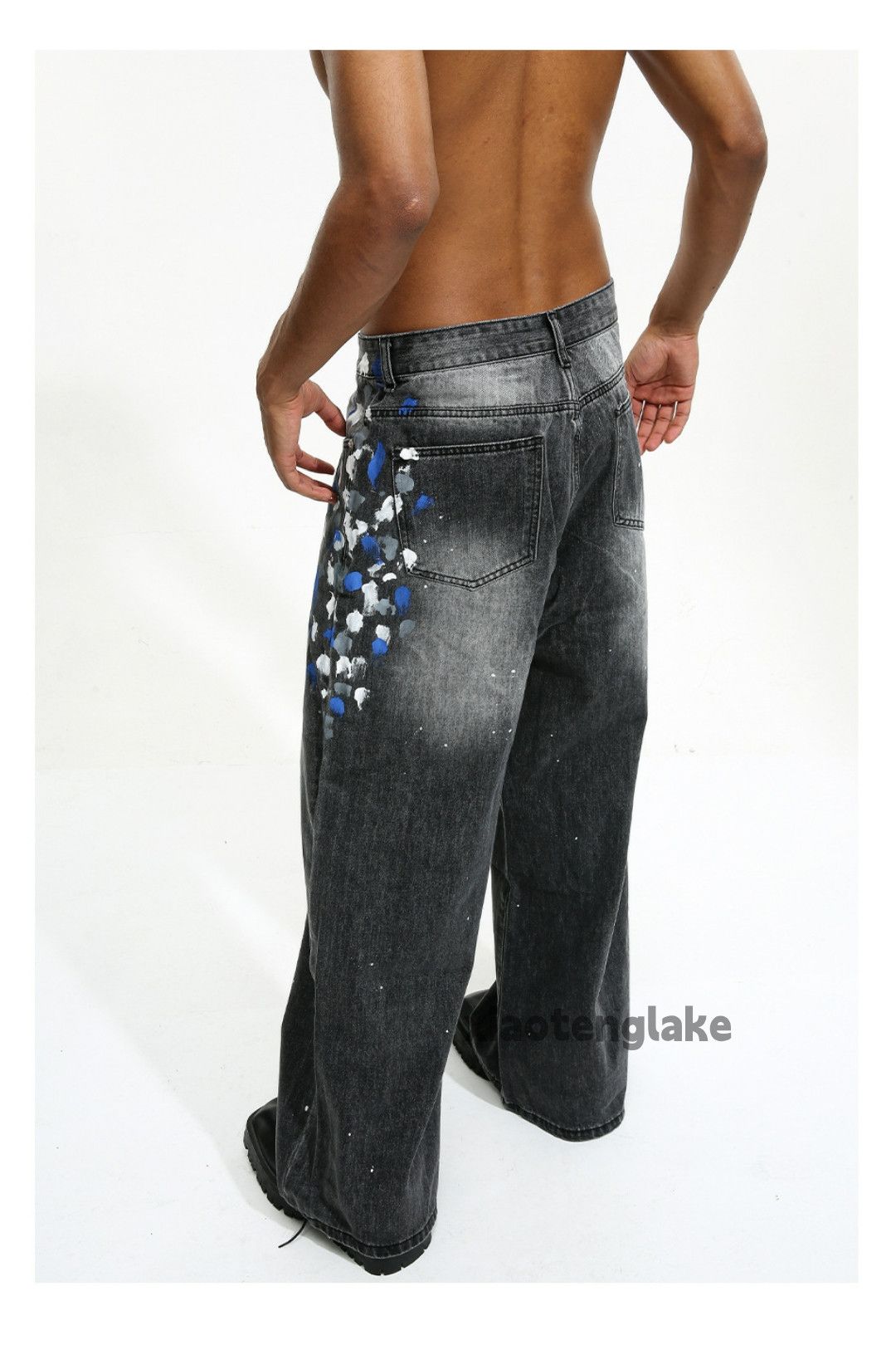 Jean × Vintage washed faded cleanfit yuppie bootcut baggy jeans Size US 30 / EU 46 - 4 Thumbnail