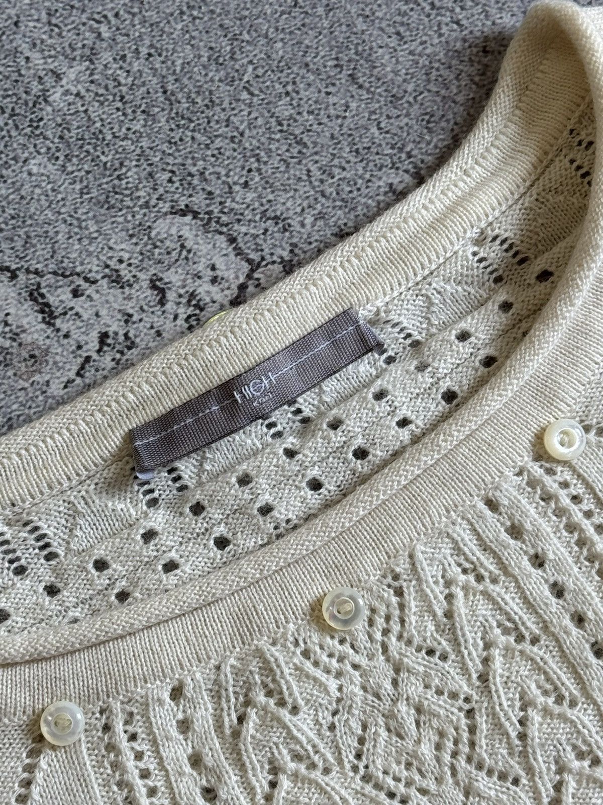 Designer High Use oversized relaxed sweater jumper pullover cape knit Size ONE SIZE - 4 Thumbnail