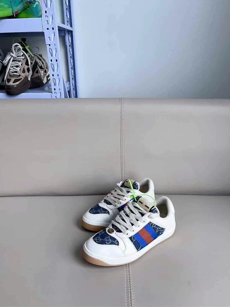Gucci Gucci Red Blue Sneakers Size 41 Accessories-2506 Size US 8 / EU 41 - 2 Thumbnail