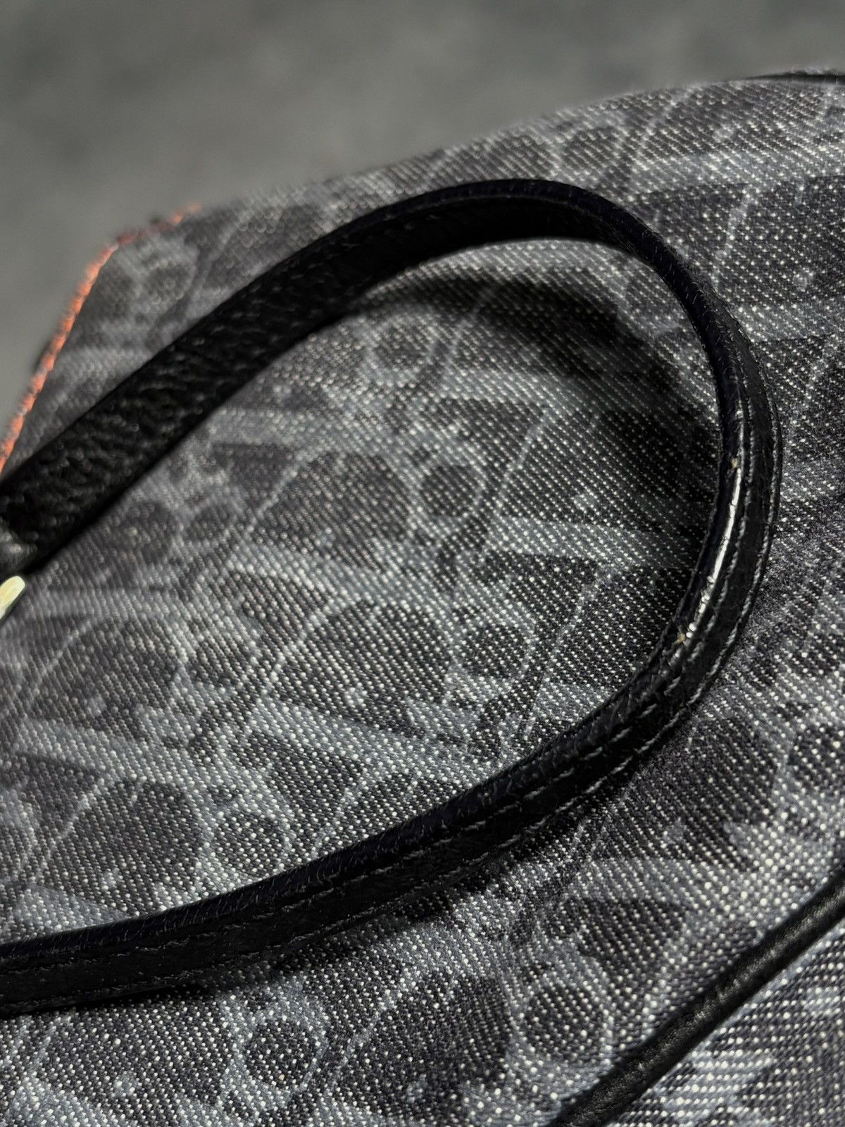Dior RARE DIOR BY GALLIANO 2005 Trotter Denim Saddle Bag Size ONE SIZE - 19 Thumbnail