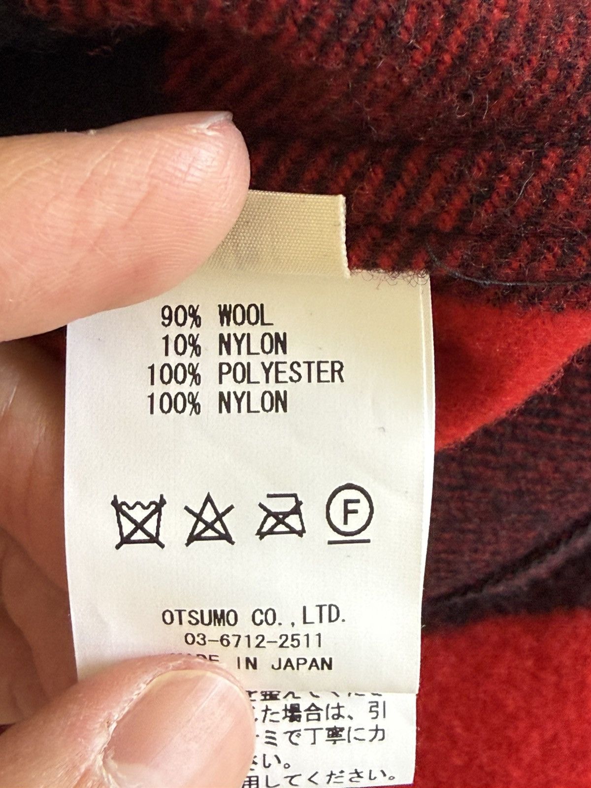 Human Made Human Made Red Black Check Wool Shirt Jacket Size M Size US M / EU 48-50 / 2 - 5 Thumbnail