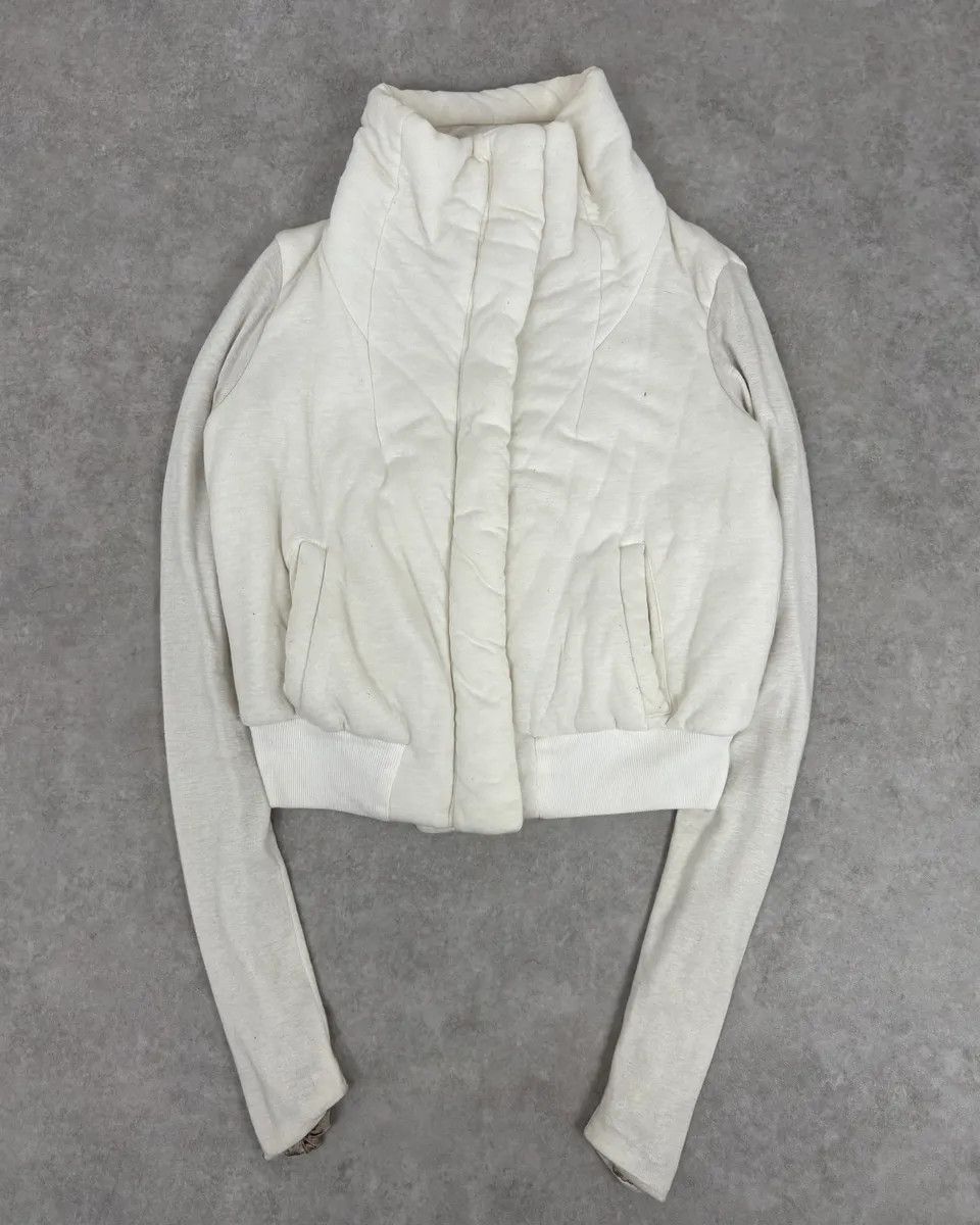 Rick Owens Rick Owens Uues White Hybrid Bomber Jacket Size M / US 6-8 / IT 42-44 - 1 Thumbnail