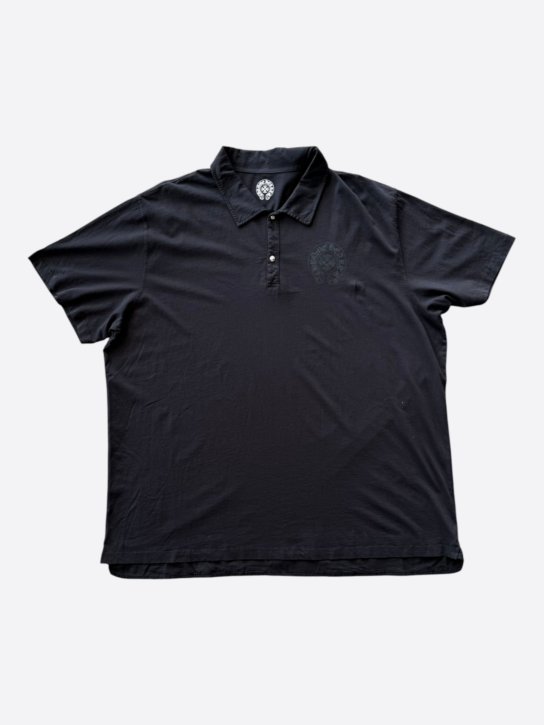 Chrome Hearts × Vintage 2000's Chrome Hearts Horseshoe Polo Tee