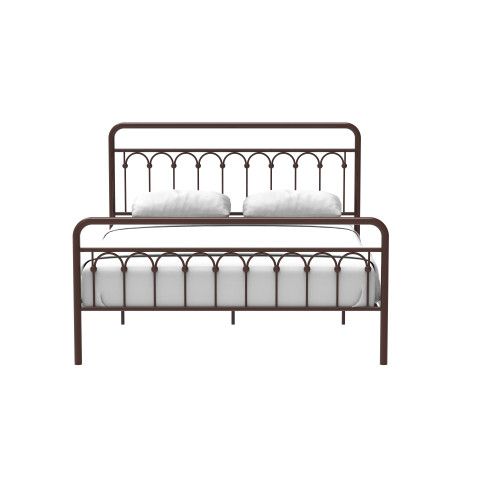Designer × Homemade Tara Metal Bed Queen, Antique Brown Size US L / EU 52-54 / 3 - 6 Thumbnail
