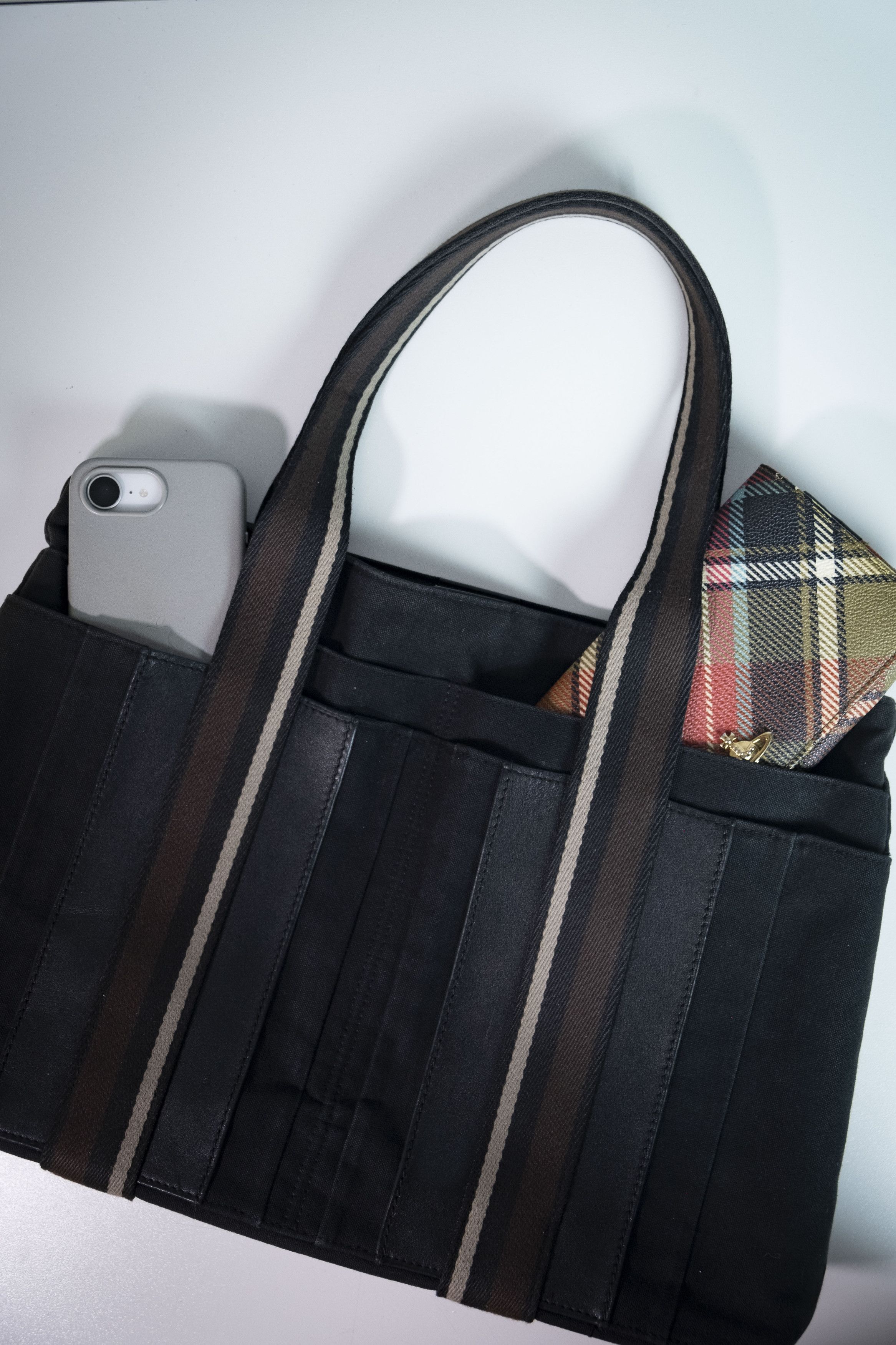 Hermes Hermes canvas leather tote bag Size ONE SIZE - 12 Thumbnail