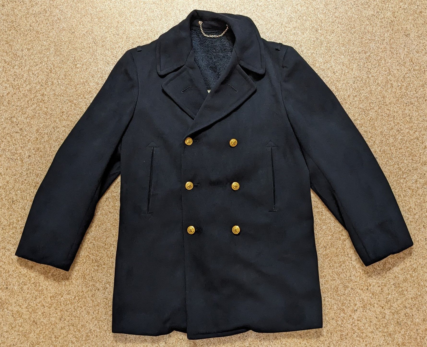 Vintage Vintage 70s Peacoat US Naval Academy Size US M / EU 48-50 / 2 - 1 Thumbnail