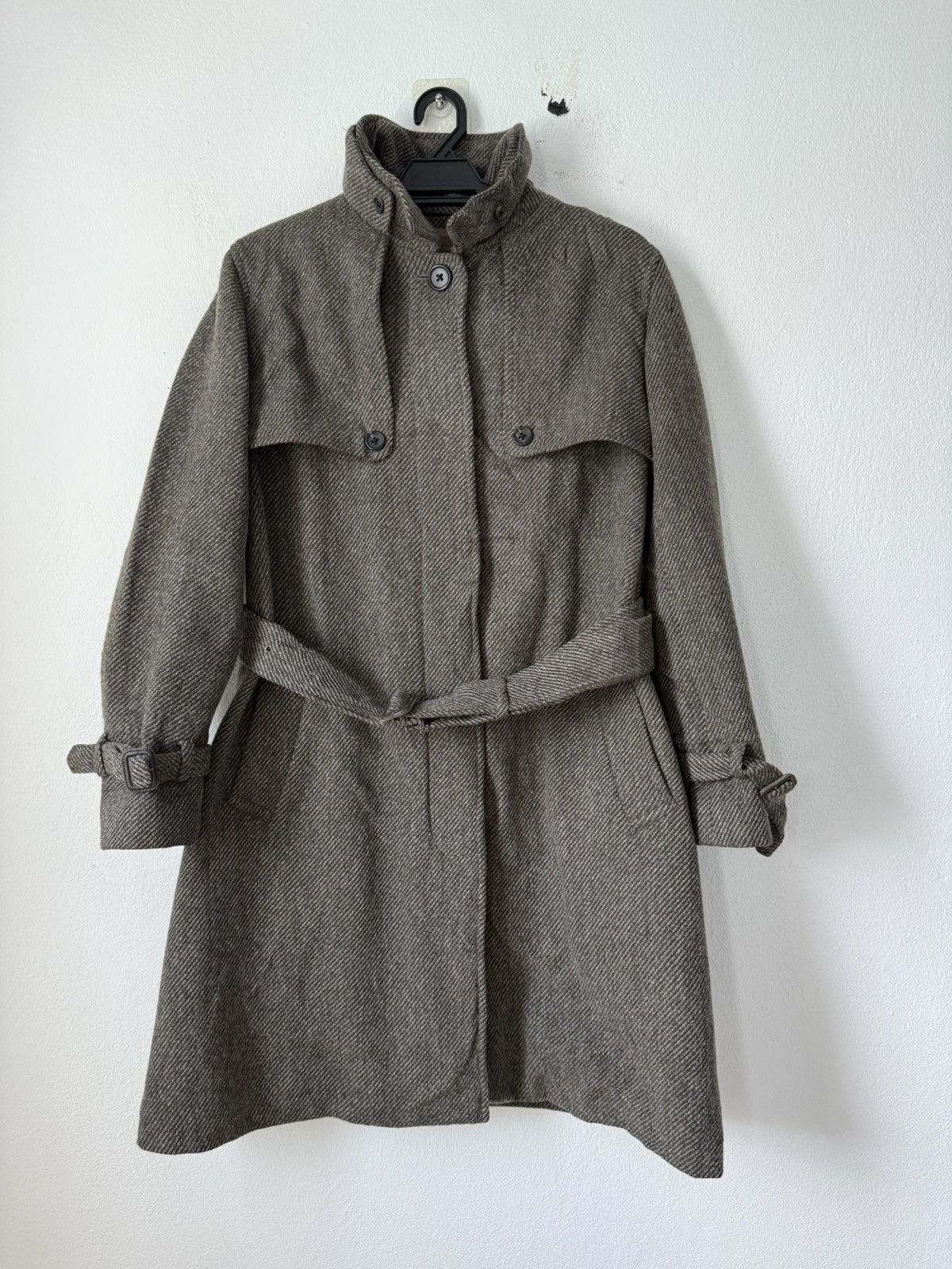 Margaret Howell MARGARET HOWELL WOOL LONG COAT GRAY Size M / US 6-8 / IT 42-44 - 1 Thumbnail