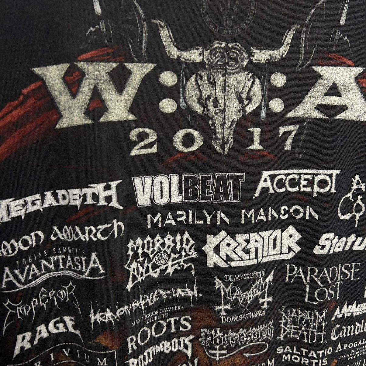 Vintage Vintage Wacken 2017 Big Graphic Logo All Rock band tee sizeS Size US S / EU 44-46 / 1 - 8 Thumbnail