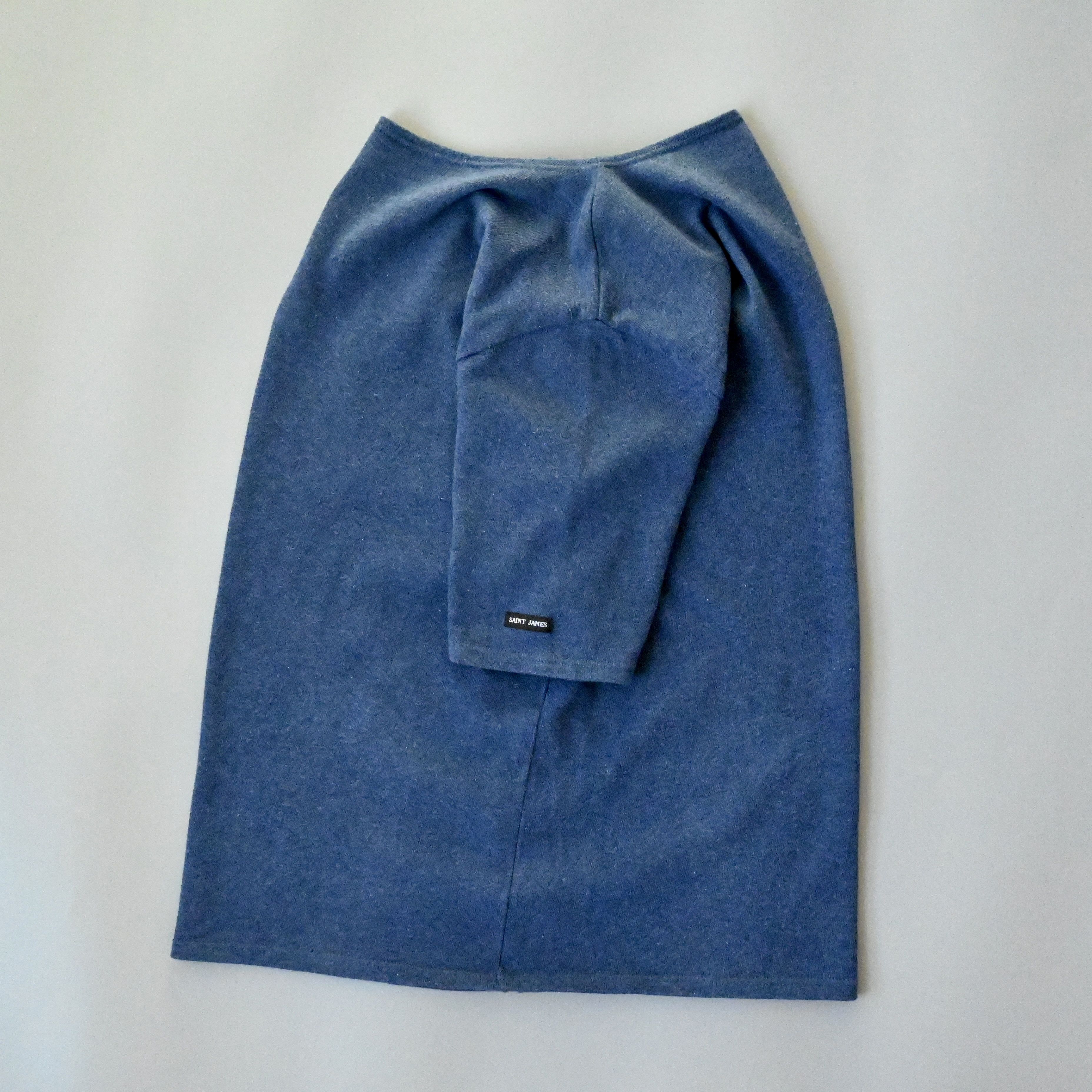 Saint James SAINT JAMES heavyweight cotton shirt, heather blue, 4 Size US M / EU 48-50 / 2 - 7 Thumbnail