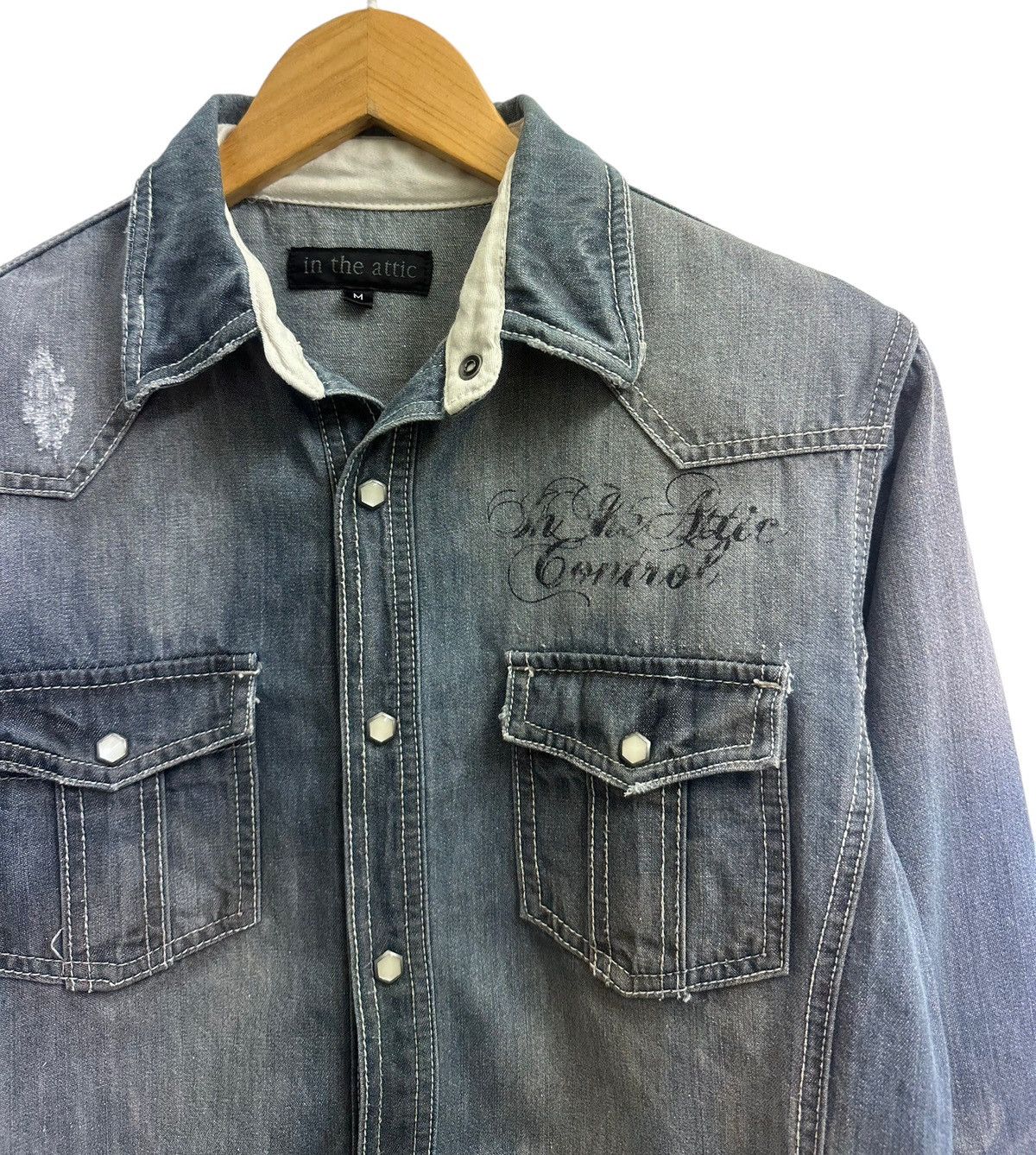 Hysteric Glamour Rockers Heaven In The Attic Hysteric Glamour Denim Shirts Size US M / EU 48-50 / 2 - 3 Thumbnail