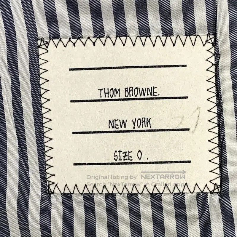 Thom Browne Thom Browne Grey Wool Men's Outer Jacket . Size US XS / EU 42 / 0 - 6 Thumbnail