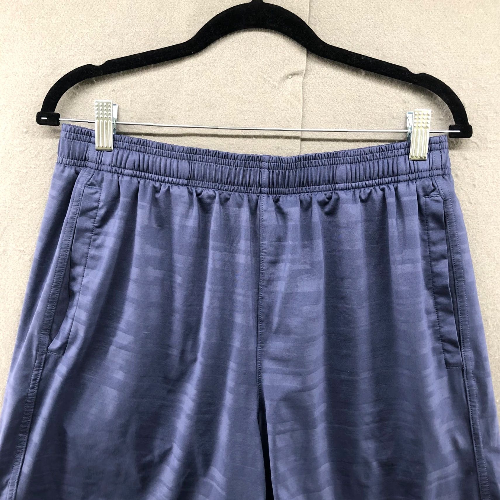 Under Armour Under Armour Basketball Shorts Mens L Active Blue Heatgear Loose Inseam 8" Gym Size US 33 - 3 Thumbnail