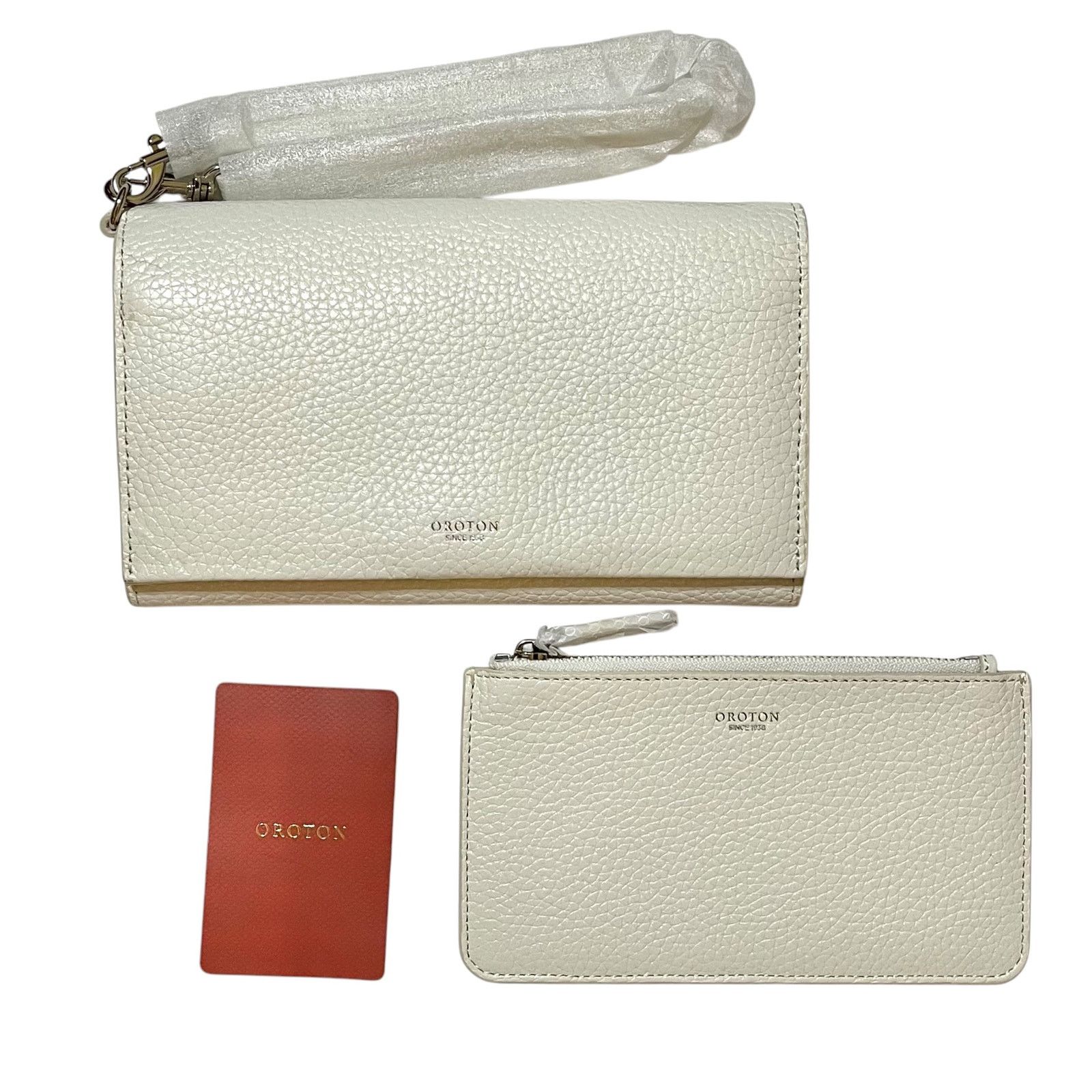 Other NWOT Oroton Avalon Pebbled Leather Clutch Wallet and Pouch Size ONE SIZE - 1 Thumbnail