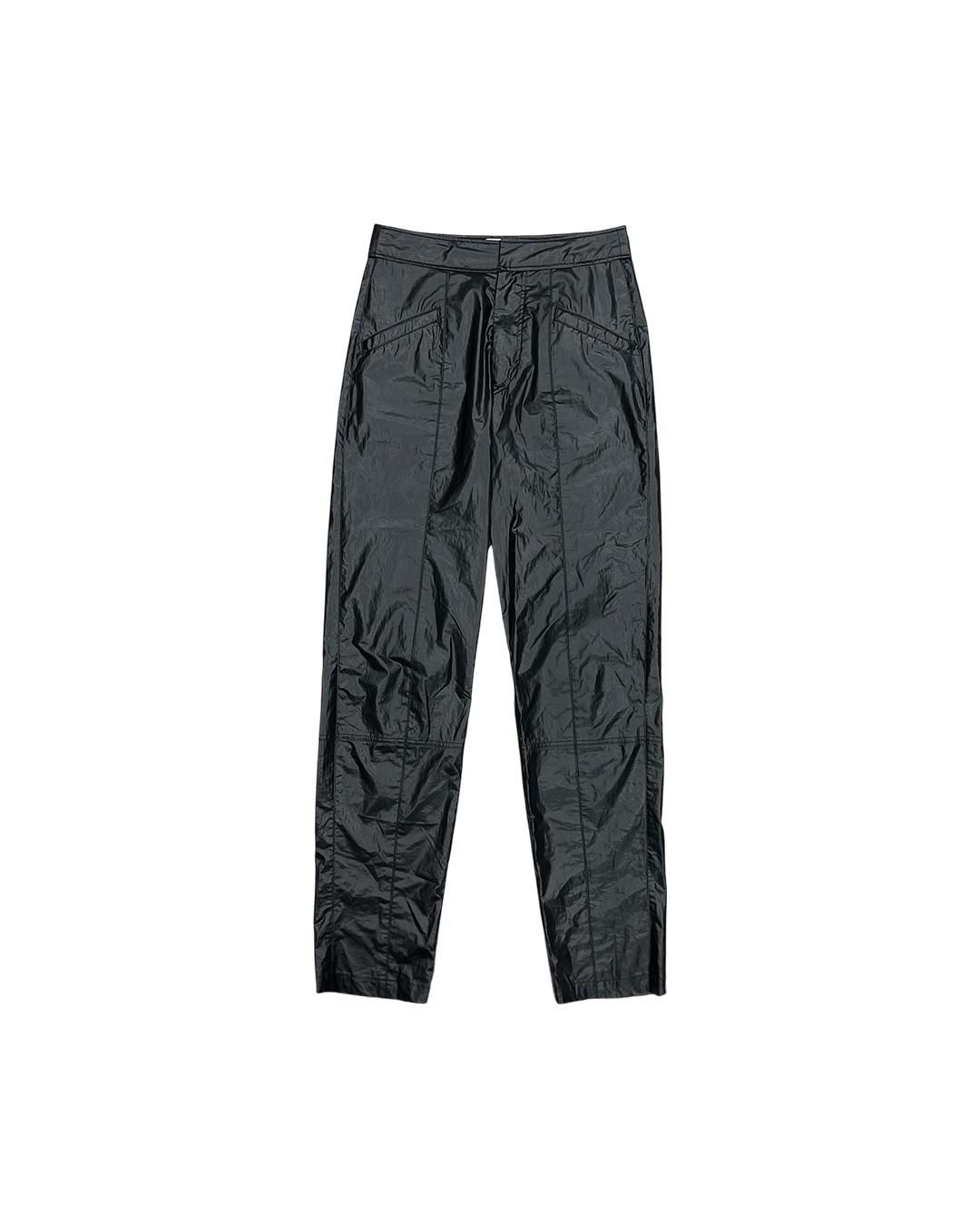 Isabel Marant Isabel Marant Paneled Coated Straight Leg Pants Size 25" / US 0 / IT 36 - 1 Thumbnail