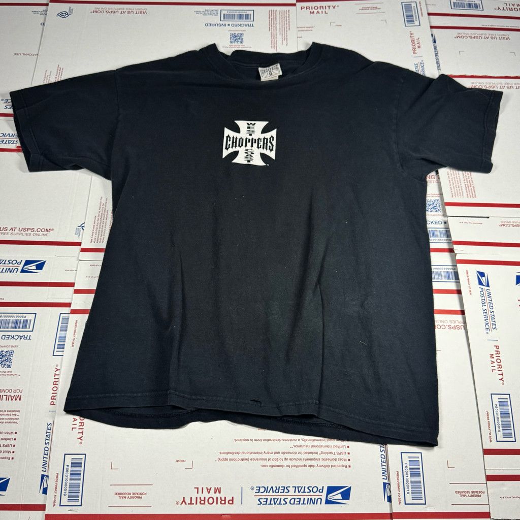 Harley Davidson Black West Coast Choppers T-Shirt Vintage Size Large Size US L / EU 52-54 / 3 - 1 Thumbnail