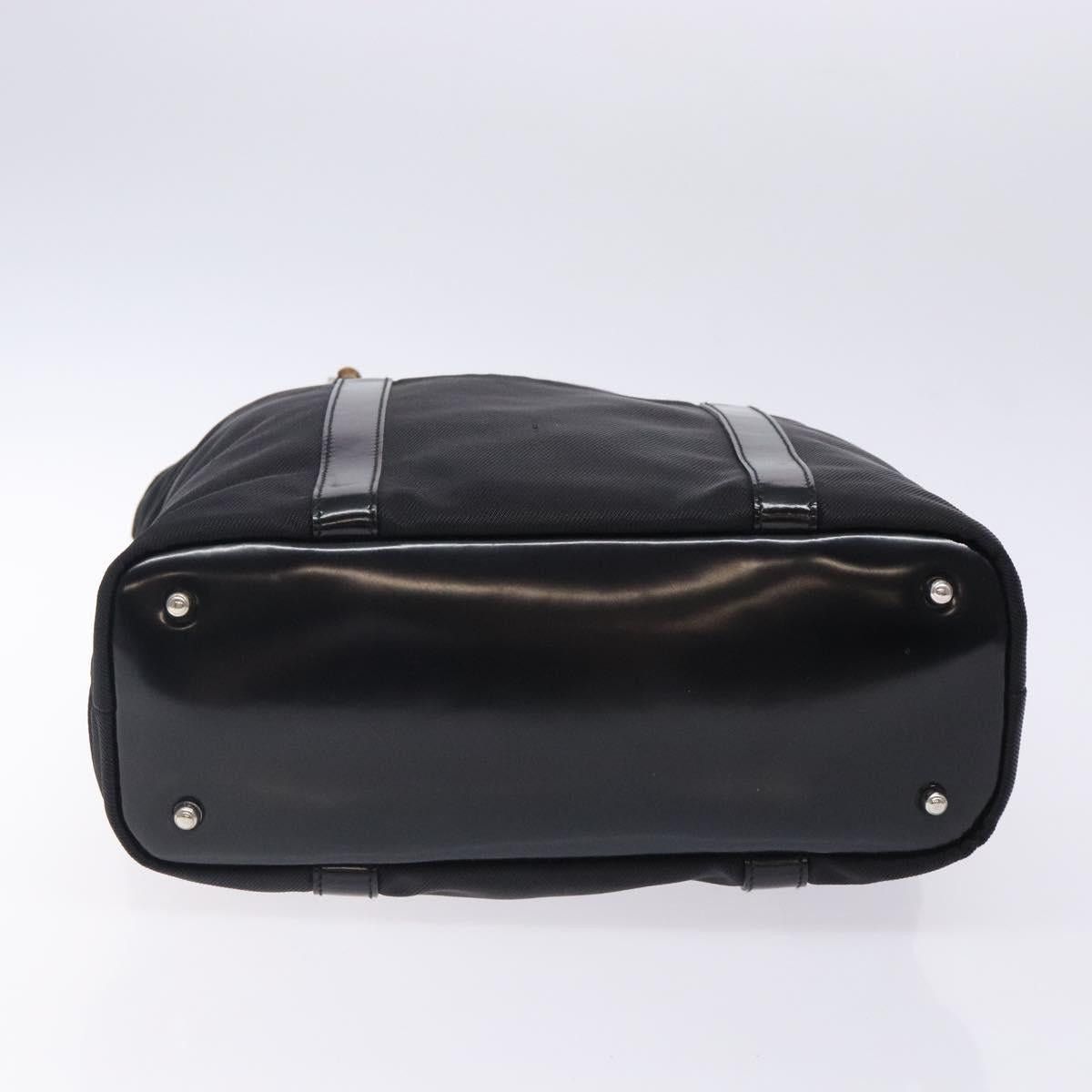 Gucci GUCCI Bamboo Tote Bag Nylon Black Silver 000 1998 000 1998 Size ONE SIZE - 9 Thumbnail