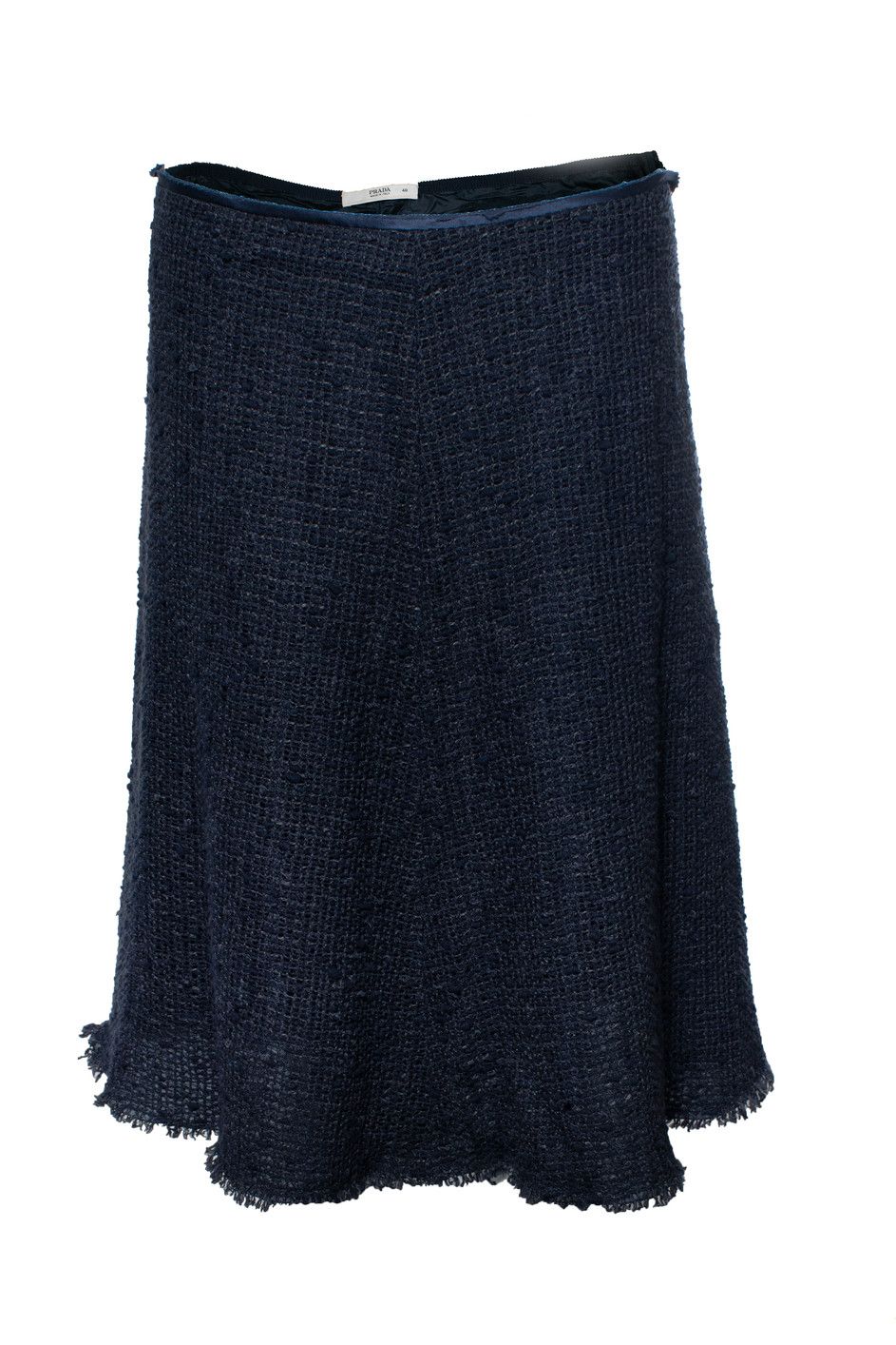Prada Prada, knitted skirt in blue Size 34" / US 12 / IT 48 - 1 Thumbnail