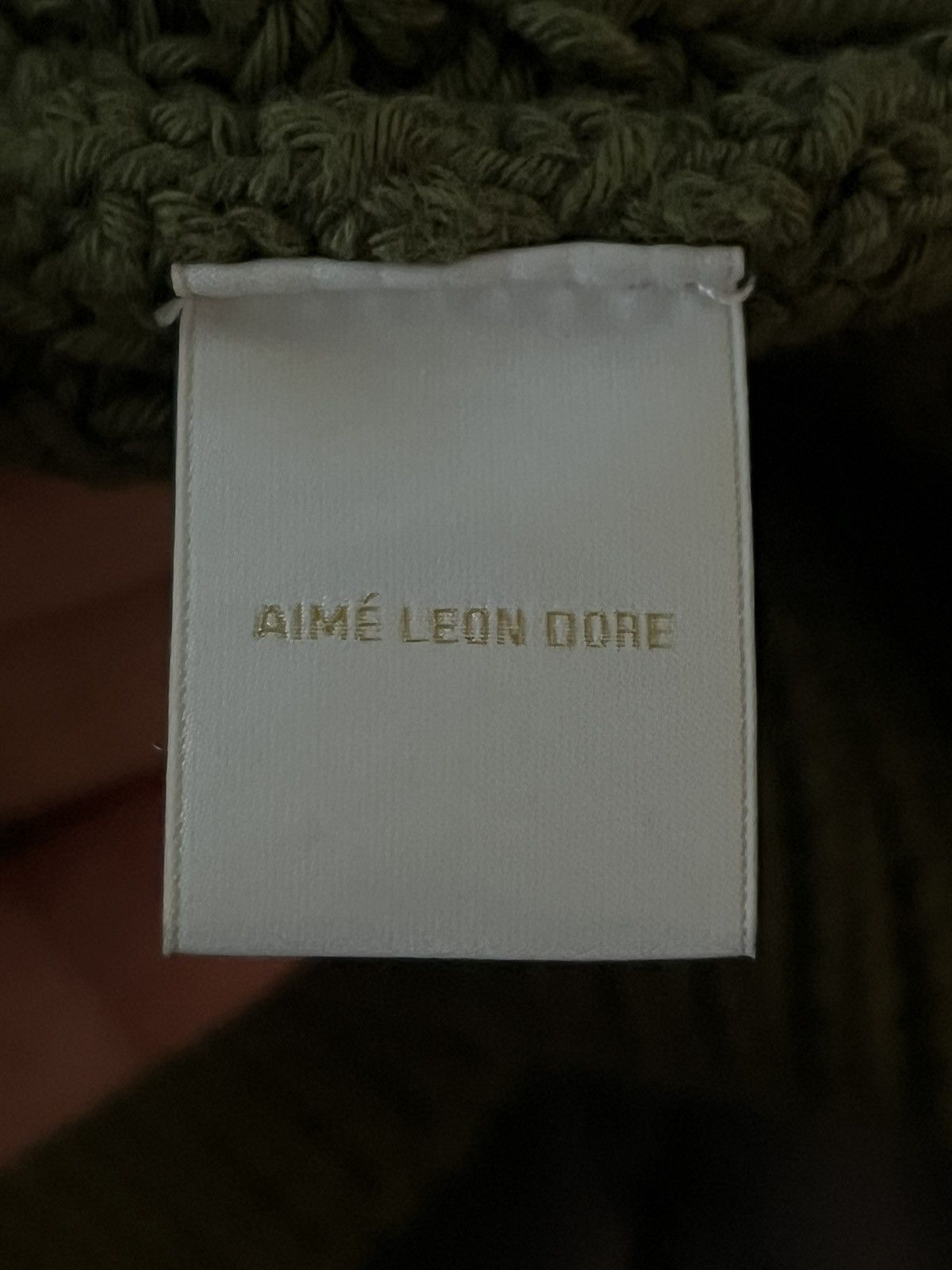 Aime Leon Dore Aime Leon Dore Waffle V Neck Sweater L Size US L / EU 52-54 / 3 - 4 Thumbnail