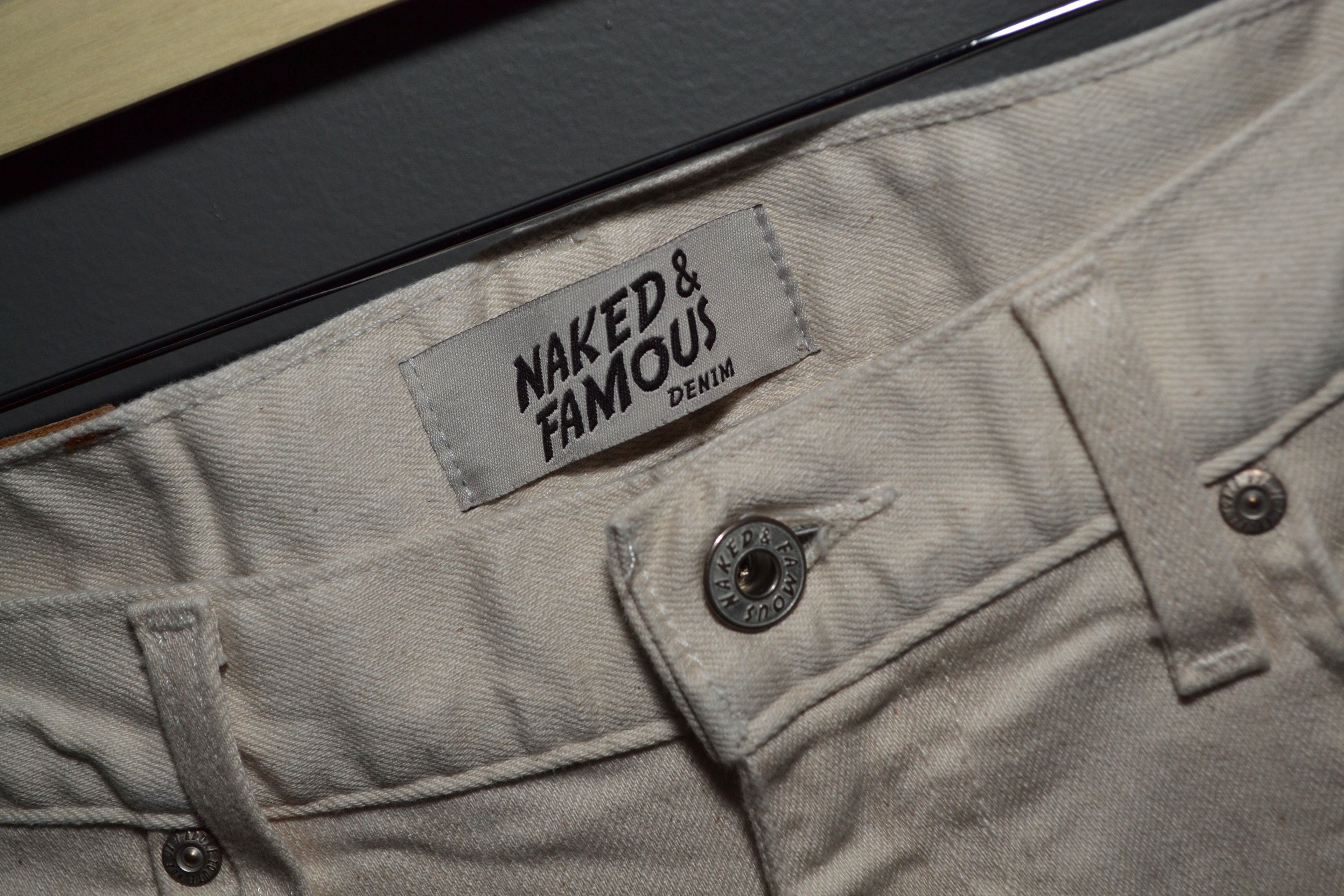 Naked & Famous Naked & Famous Super Guy Natural Seed Denim 31 Jeans Size US 31 - 6 Thumbnail