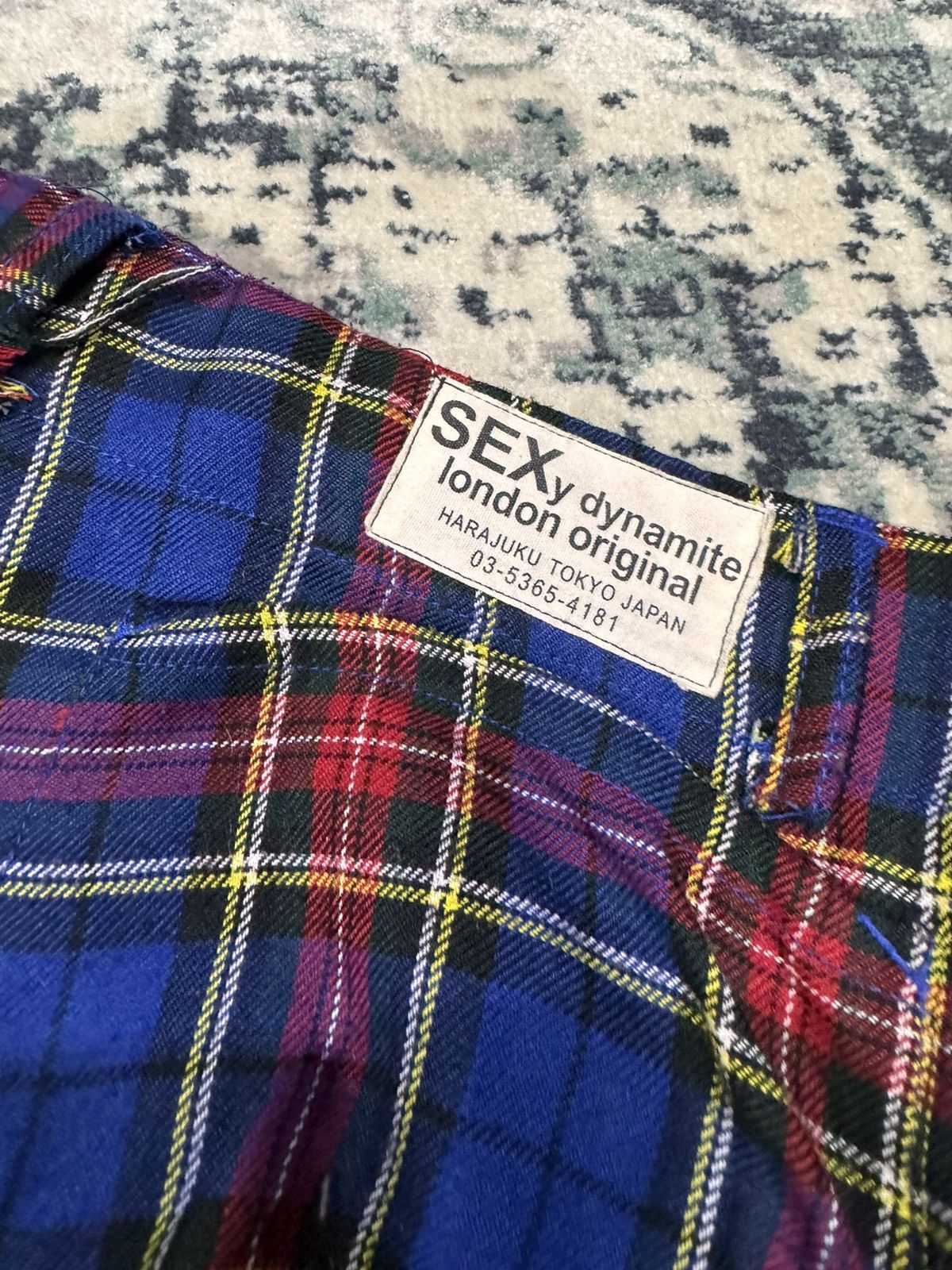 Japanese Brand SEXY DYNAMITE LONDON MULTIZIPPER BONDAGE TARTAN PANTS Size US 30 / EU 46 - 7 Thumbnail