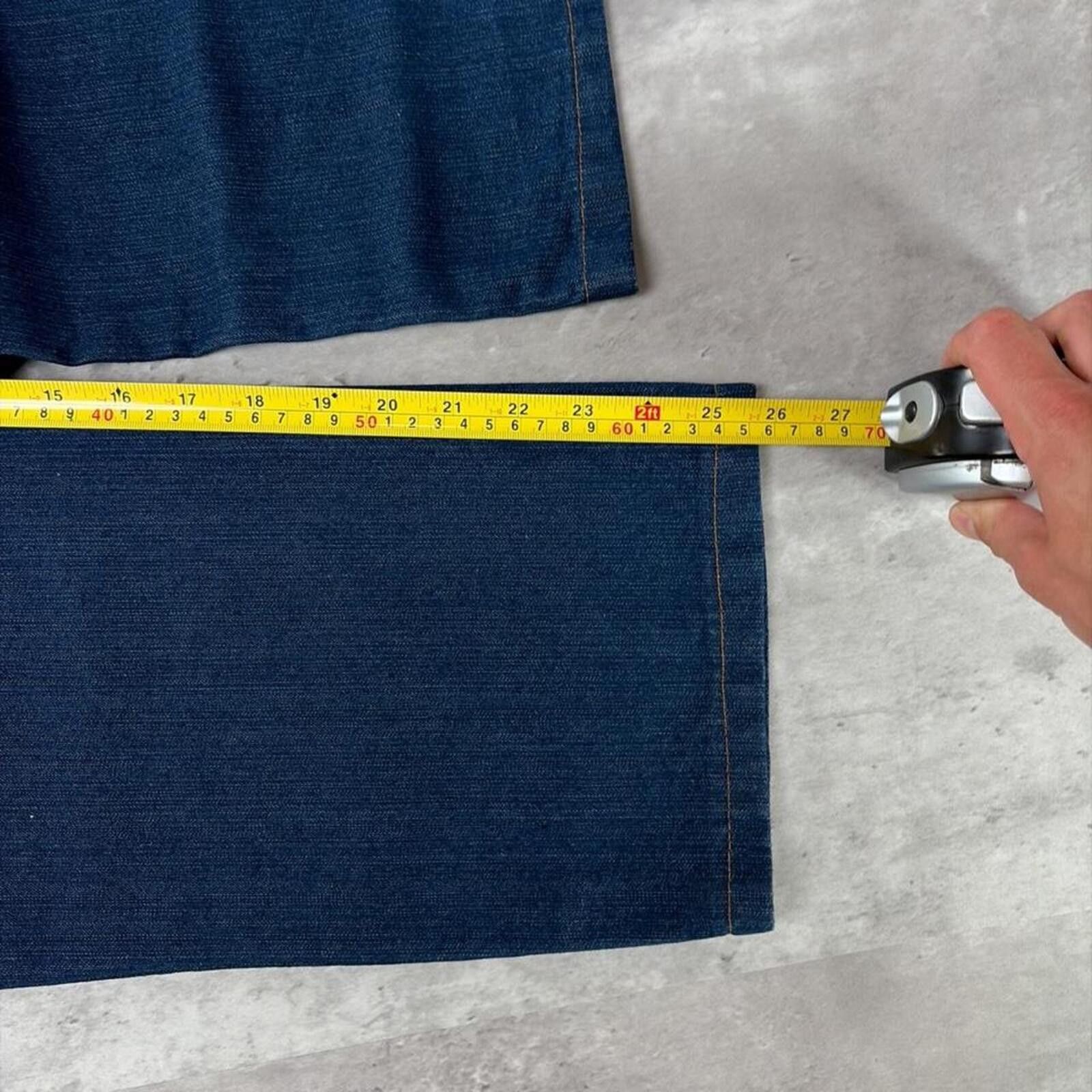 Other Y2K American Vintage Deadstock Baggy Carpenter Denim Jeans Size 28" / US 6 / IT 42 - 6 Thumbnail