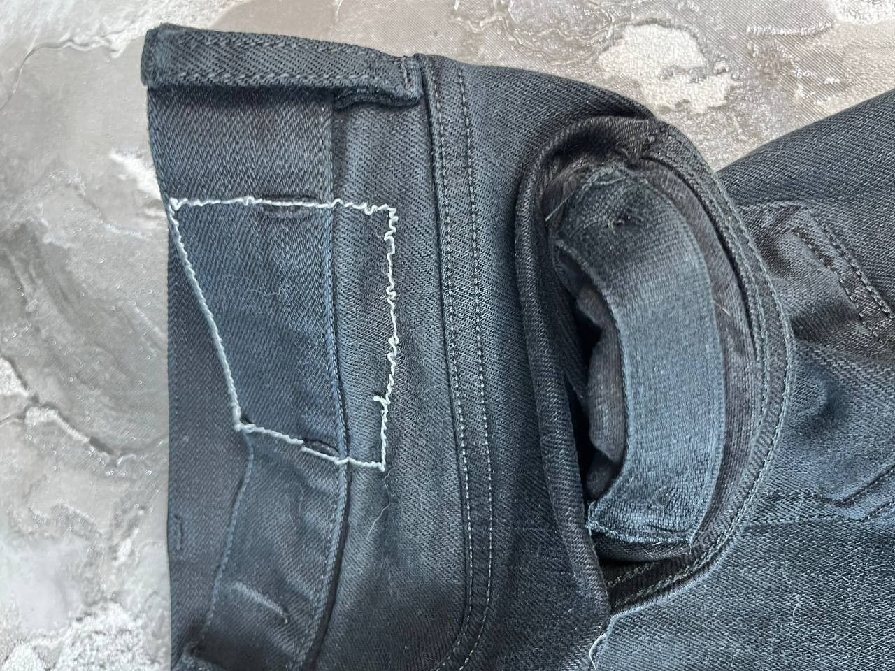 Stone Island Stone Island black denim trousers patch W30 L32 Size US 30 / EU 46 - 7 Thumbnail