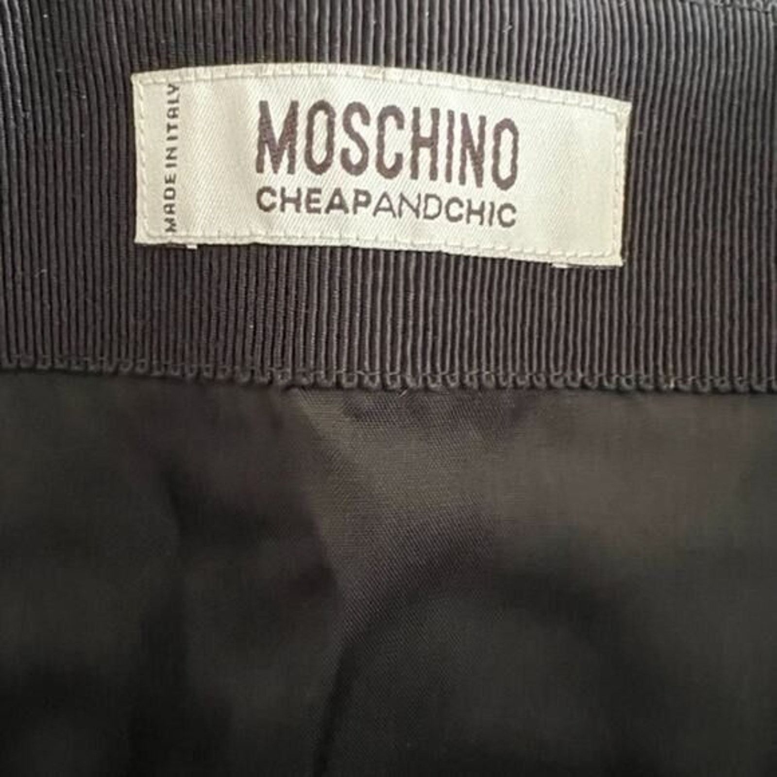 Moschino MOSCHINO CHEAP AND CHIC Dark Green Skirt, Small/US4/IT38 Size 27" / US 4 / IT 40 - 4 Thumbnail