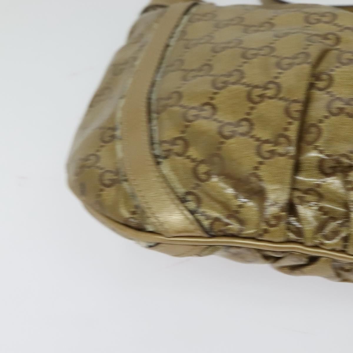 Gucci GUCCI GG Crystal Shoulder Bag Gold Size ONE SIZE - 10 Thumbnail