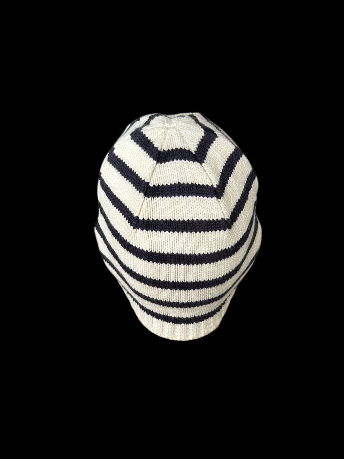 Armani × Designer × Vintage ARMANI J. made In Itlay stripe Knitt Beanie Size ONE SIZE - 5 Thumbnail