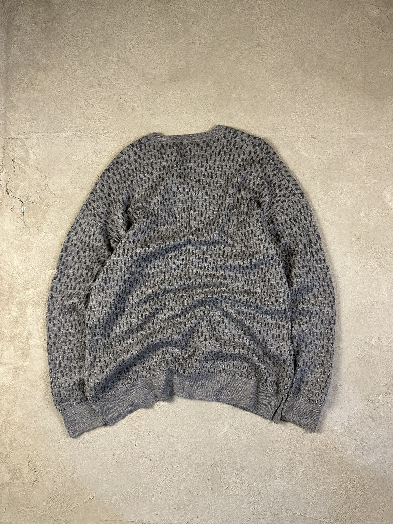 Allsaints Merino Wool Leopard Boxy Knit Sweater