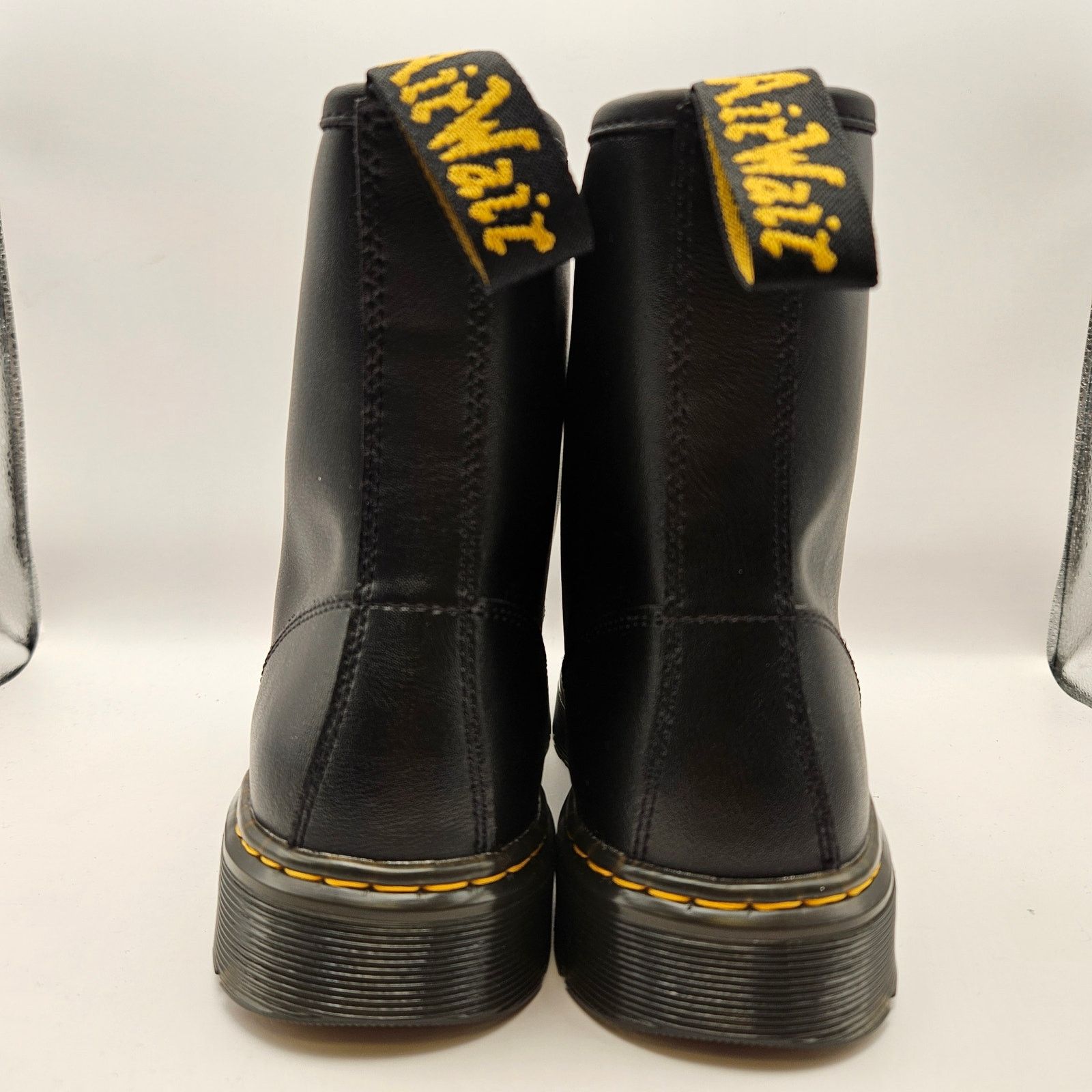 Dr. Martens DR. MARTENS MEN'S 7 WOMEN'S 8 ZAVALA VEGAN FLAT BOOTS NWOB Size US 7 / IT 37 - 3 Thumbnail