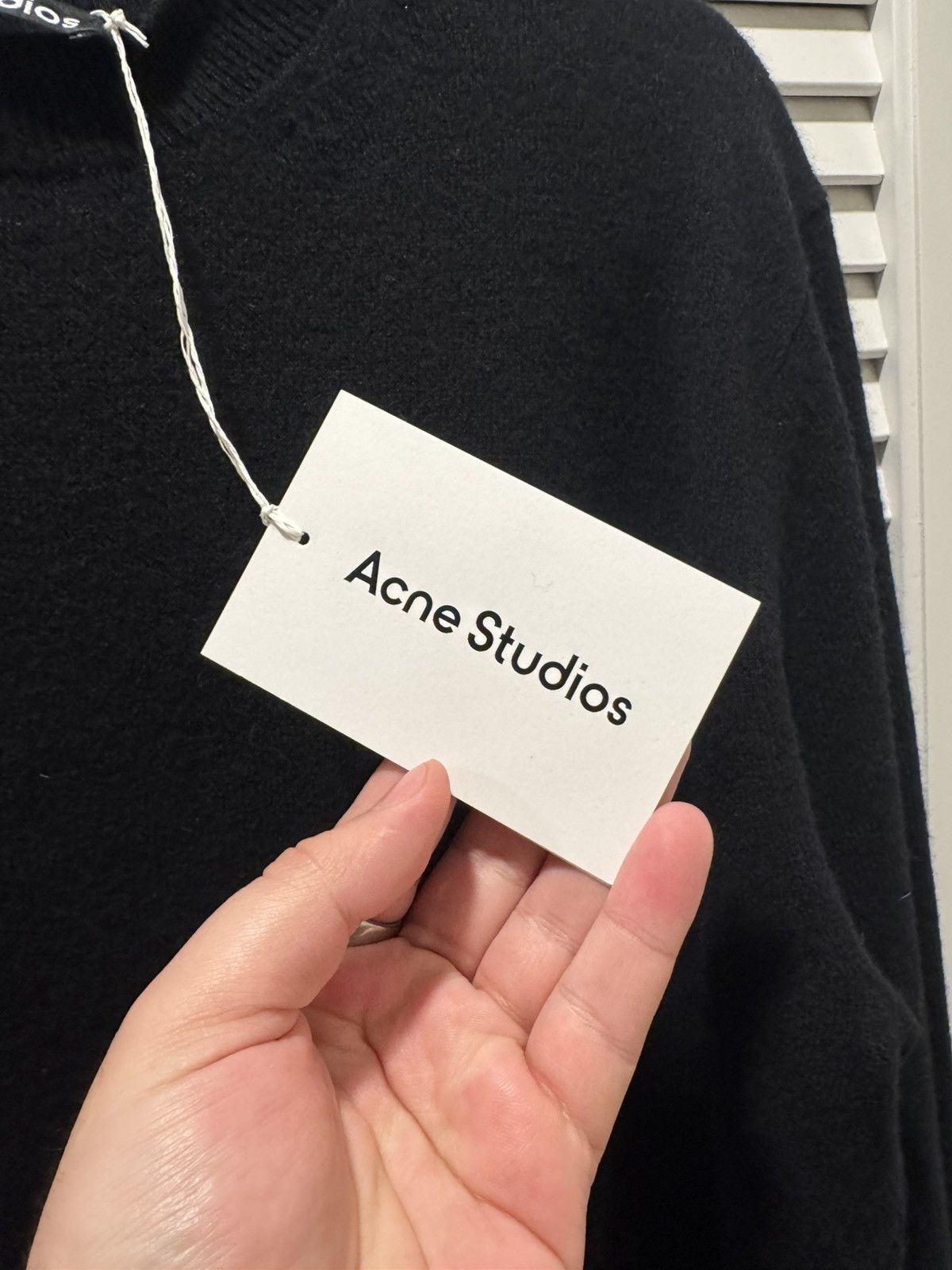 Acne Studios Face Logo Crewneck Sweater Size US XL / EU 56 / 4 - 4 Thumbnail