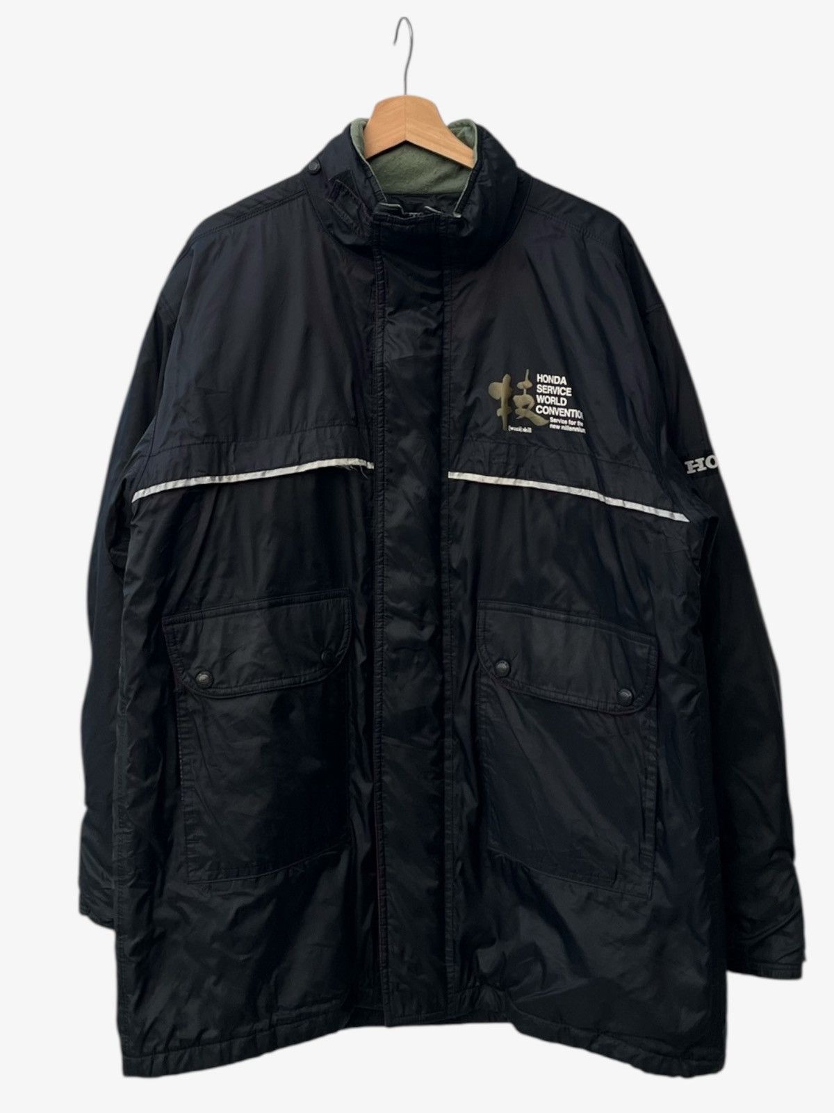 Honda 90s Honda Service World Convention Racing Parka Jacket Size US L / EU 52-54 / 3 - 2 Thumbnail