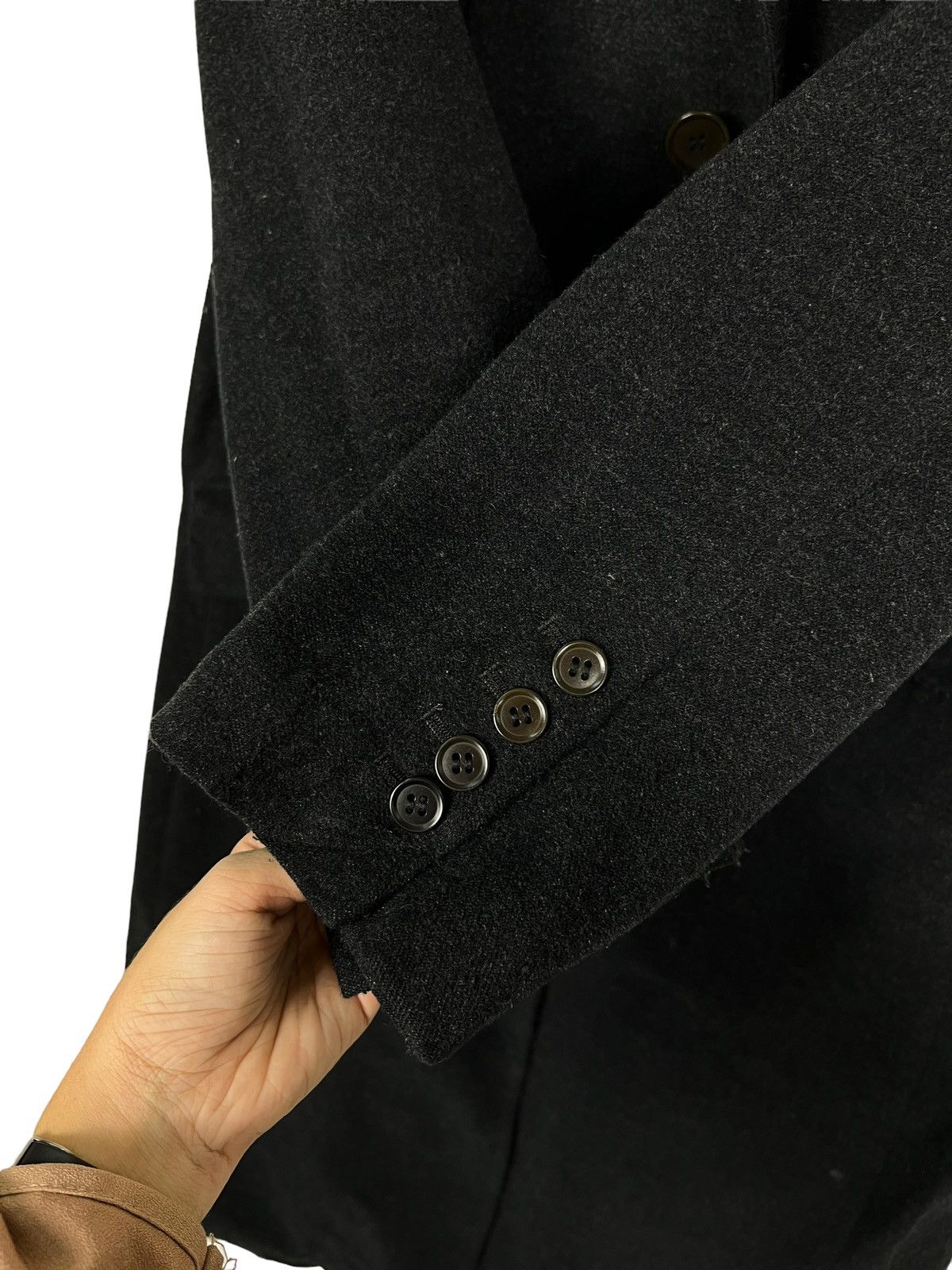Katharine Hamnett London 🔥 KATHARINE HAMNETT LONDON WOOL OVERCOAT Size US M / EU 48-50 / 2 - 12 Thumbnail