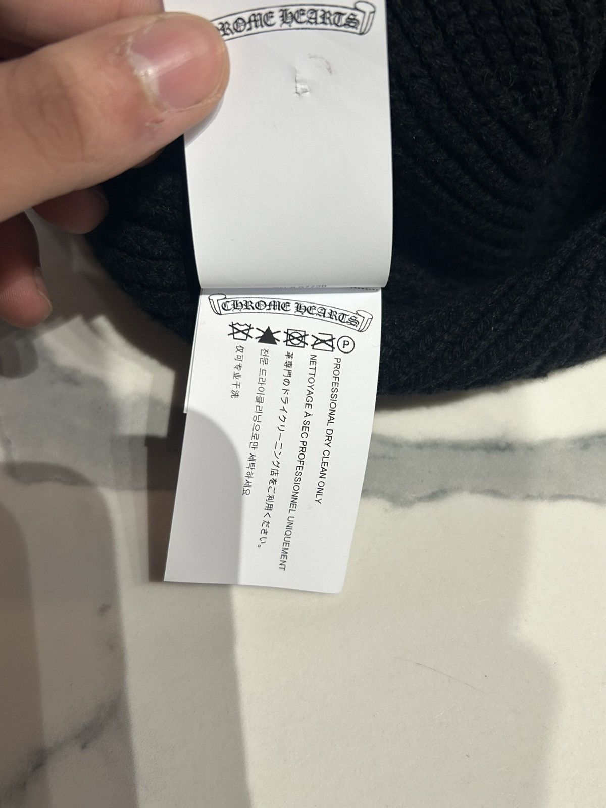 Chrome Hearts Chrome Hearts Triple Cross Patch Beanie Size ONE SIZE - 6 Thumbnail