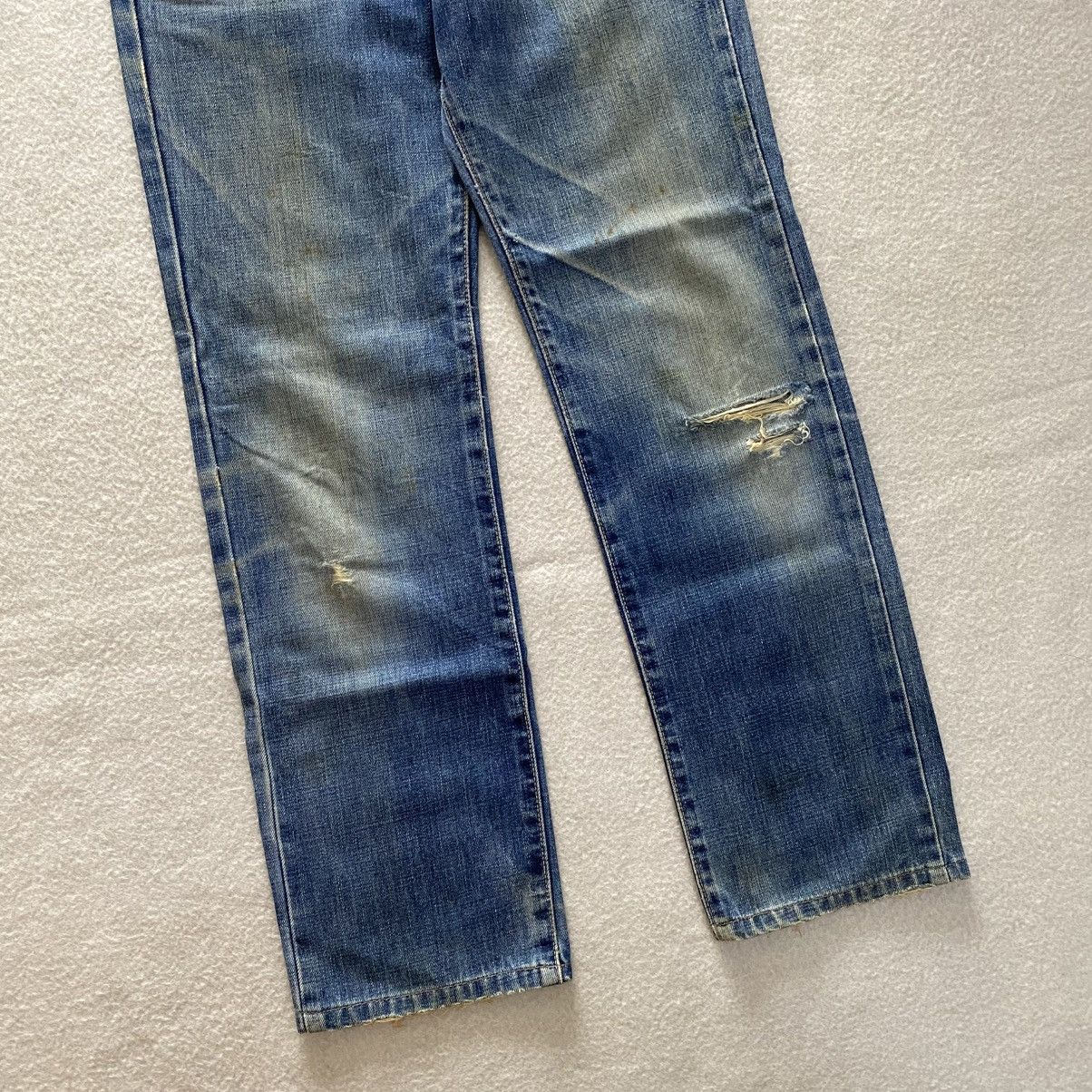 Edwin Vintage Edwin Distressed Dirty Jeans w29 Size US 29 - 4 Thumbnail
