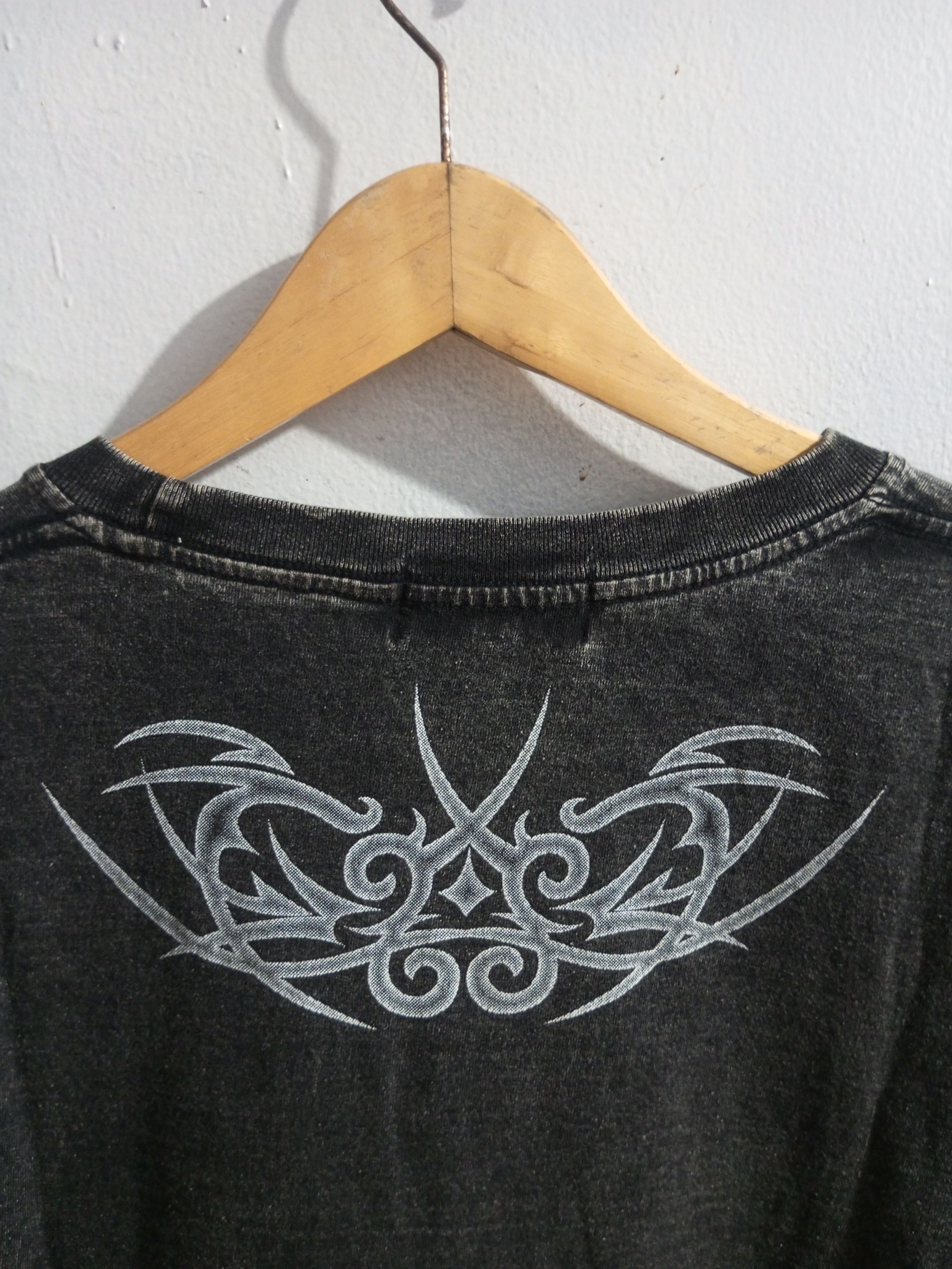 Karakuri Tamashii Vintage cross keys tribal dragon raglan tee Size US XL / EU 56 / 4 - 8 Thumbnail
