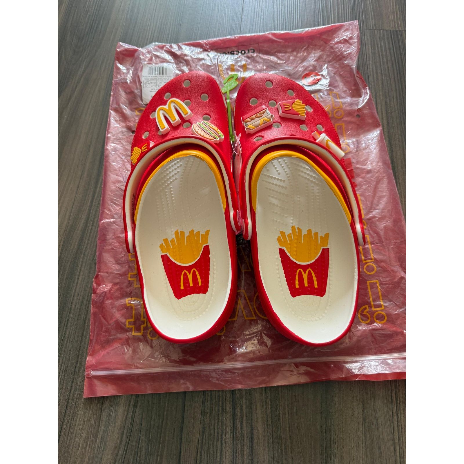 Crocs McDonald's x Crocs Classic Clog Red NWT M11/W13 Size US 11 / EU 44 - 2 Thumbnail