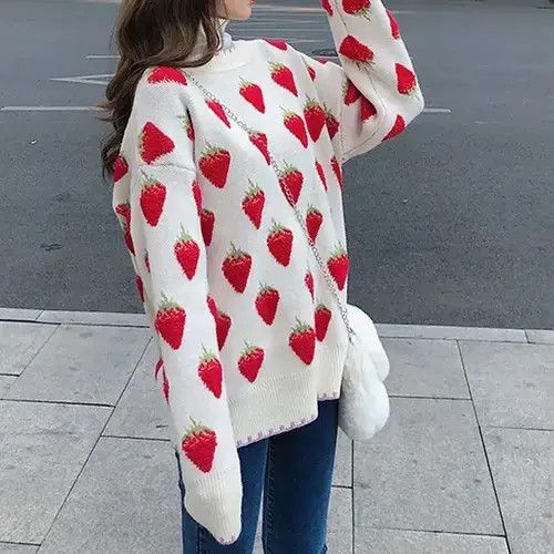 Japanese Brand × Vintage Base Pullover Long Sleeve 2023 Winter New Printed Peach Size ONE SIZE - 2 Thumbnail